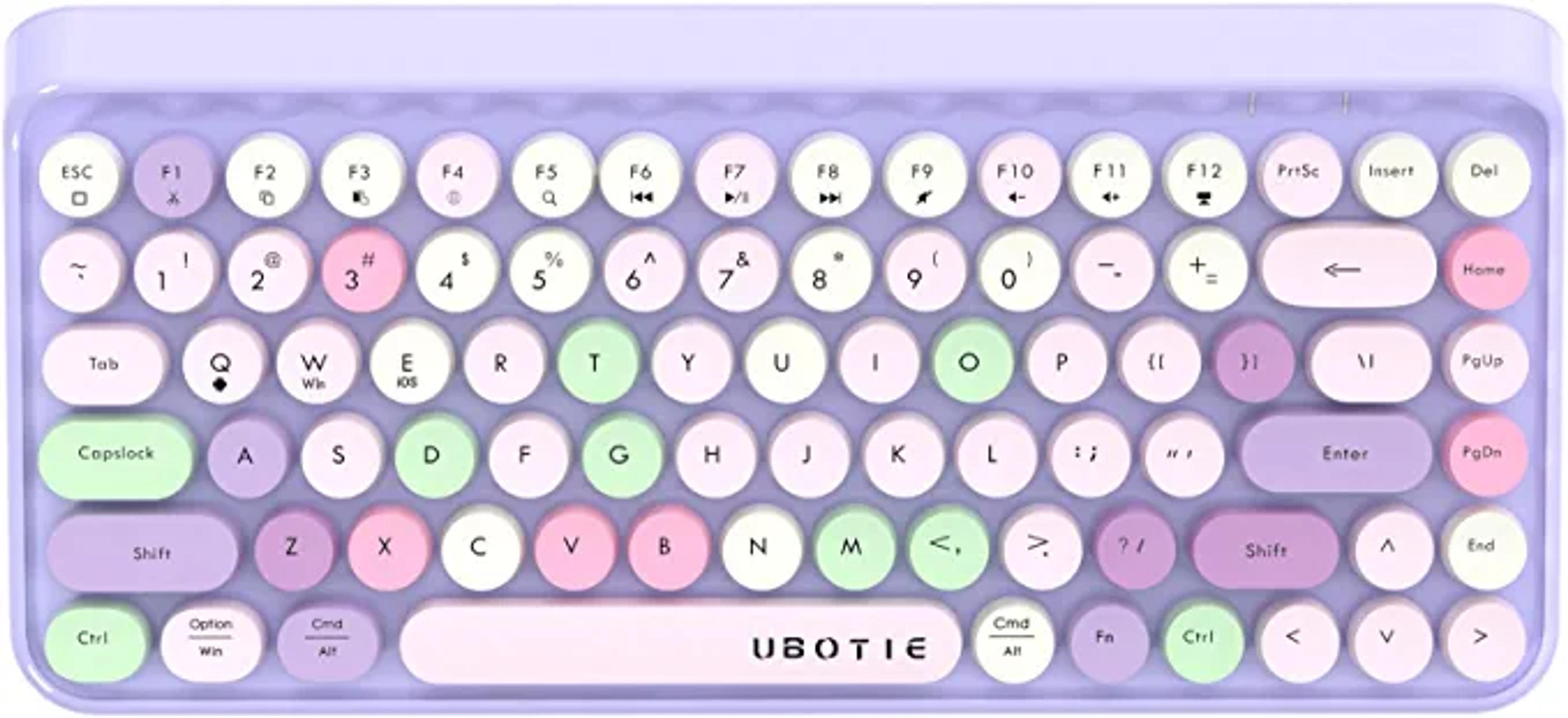 UBOTIE Portable Bluetooth Colorful Computer Keyboards