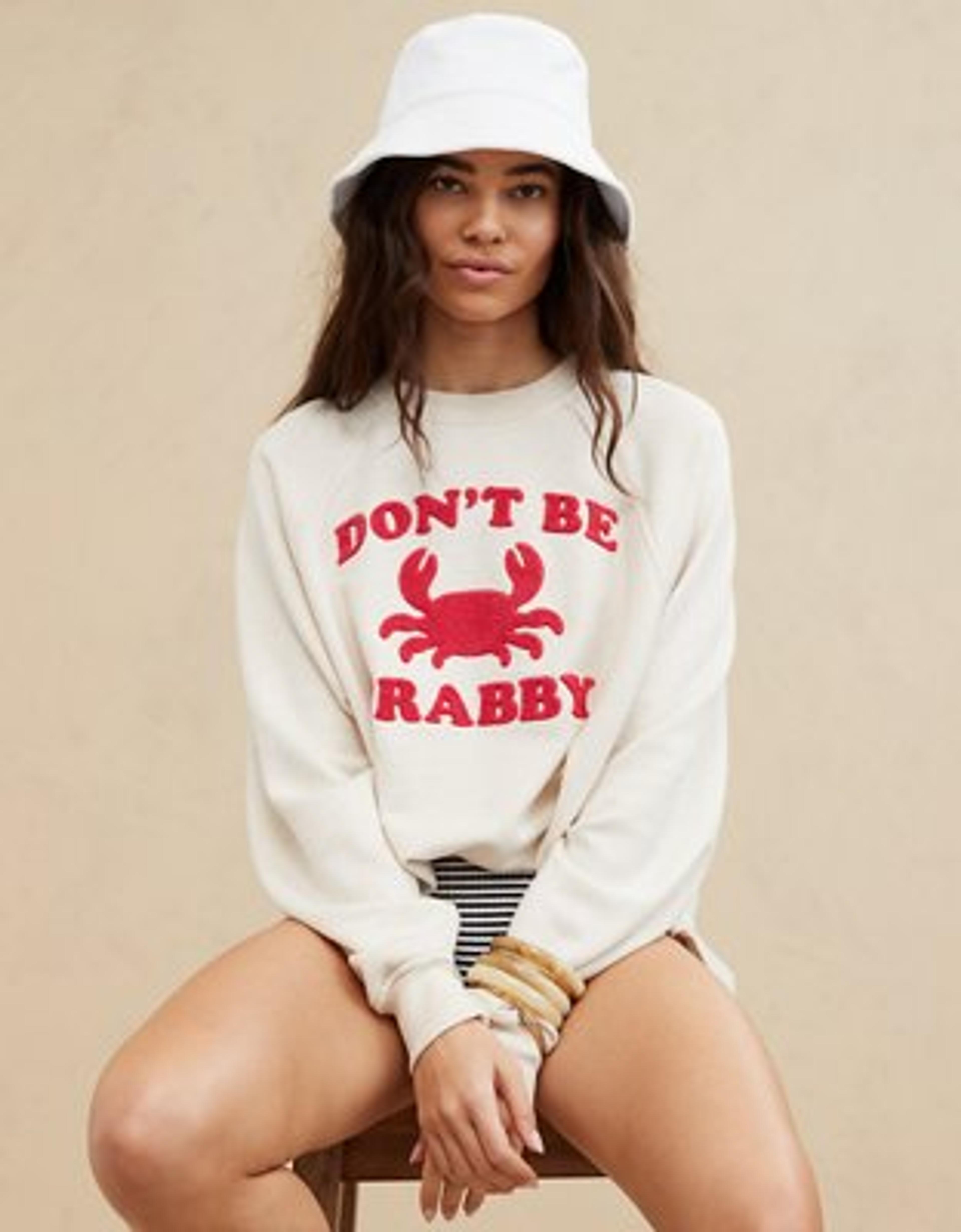 Aerie Beach Party Crew Sweatshirt