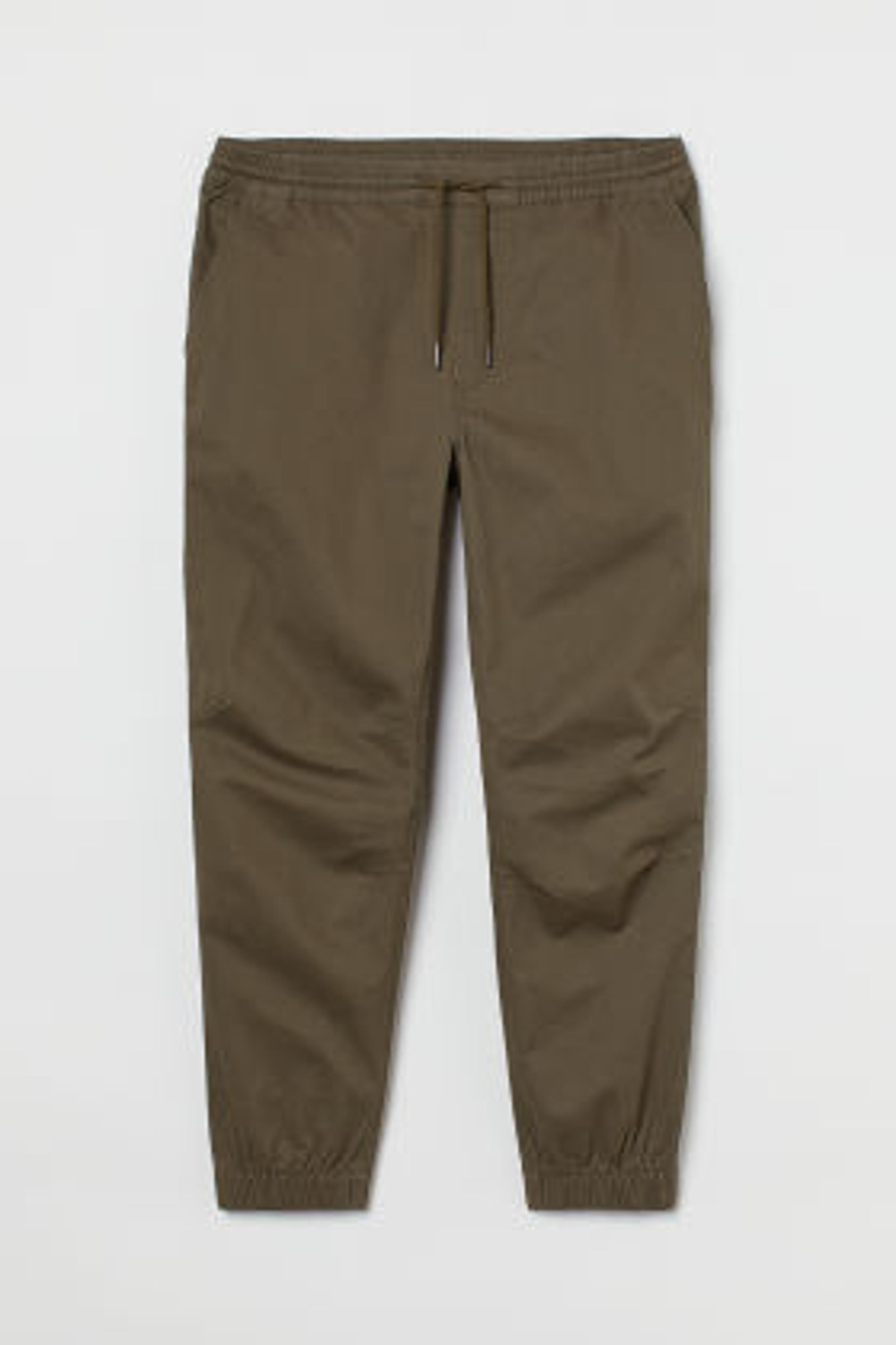 Regular Fit Twill Joggers