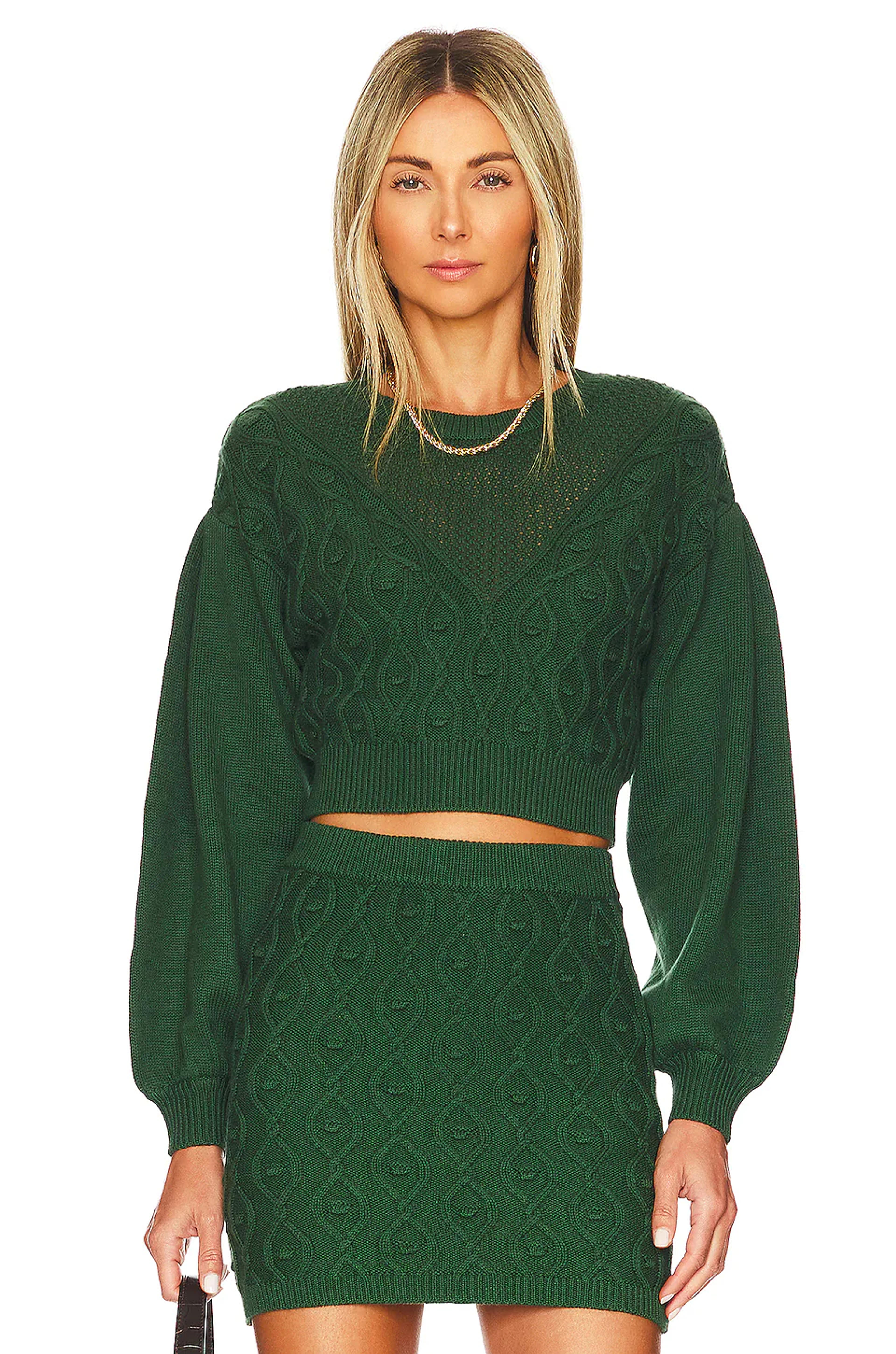 Tularosa Davina Sweater in Forest Green | REVOLVE