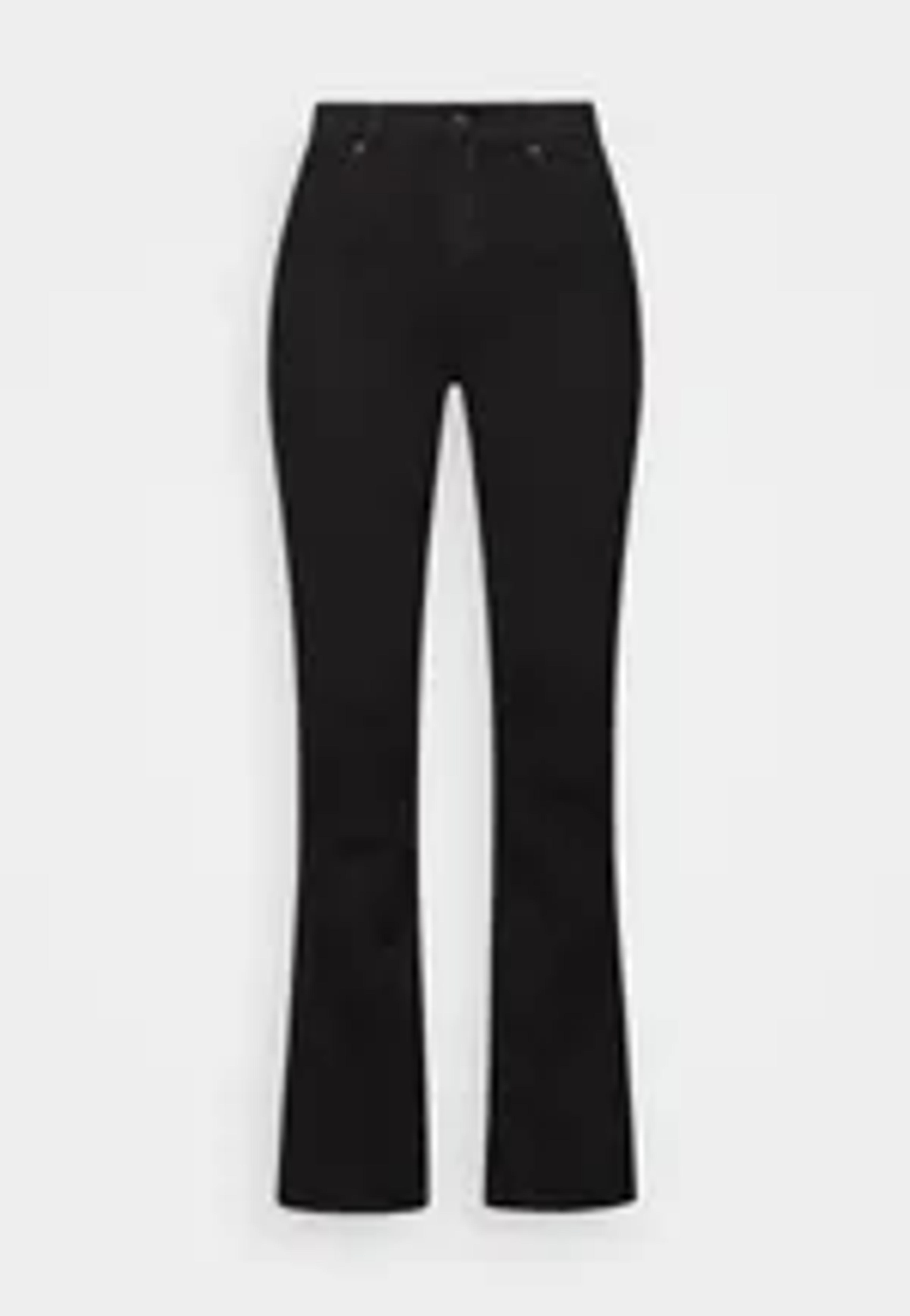 YAS YASVINNIE HIGH WAIST FLARED - Flared Jeans - black - Zalando.co.uk