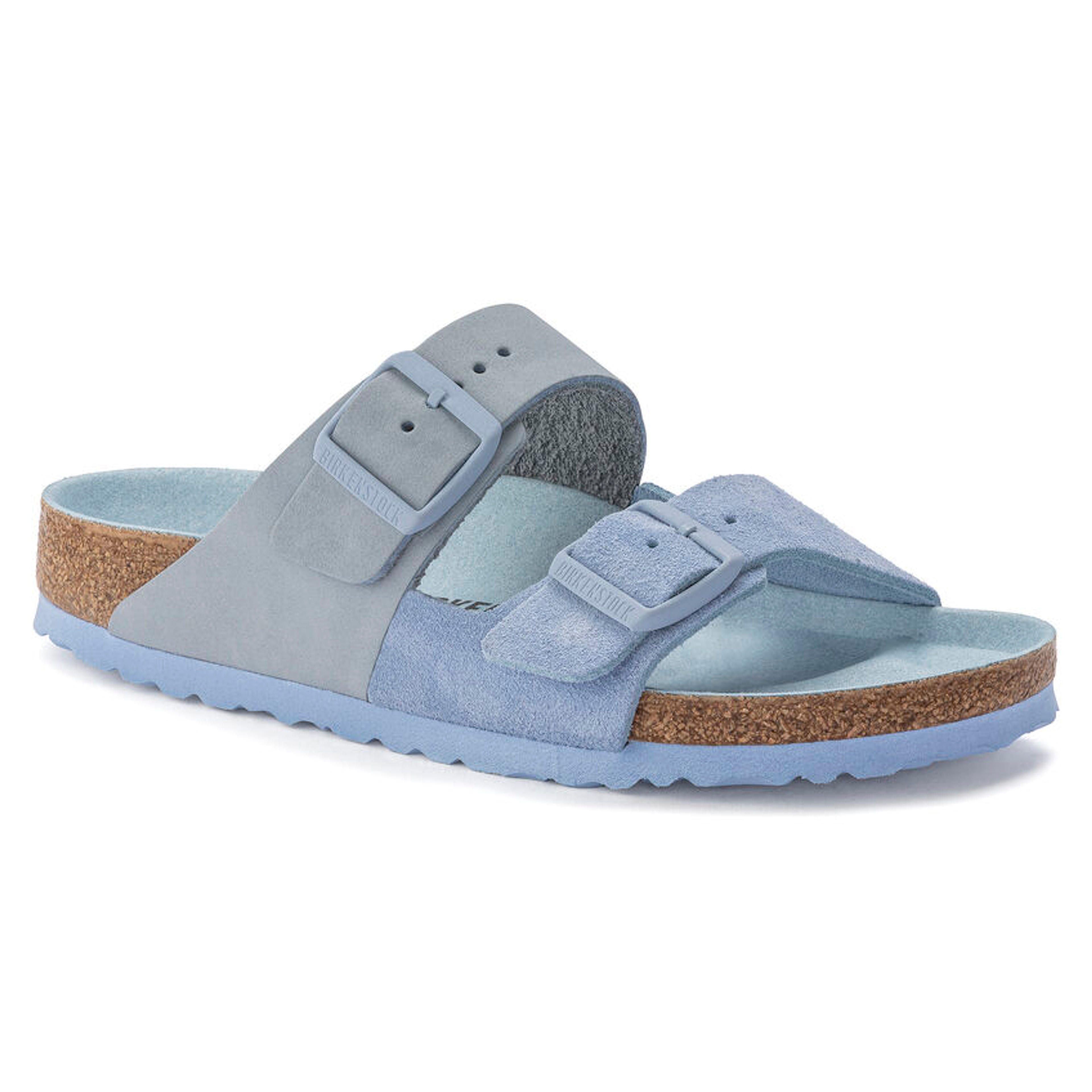 Arizona Split Nubuck/Suede Leather Dusty Blue | BIRKENSTOCK