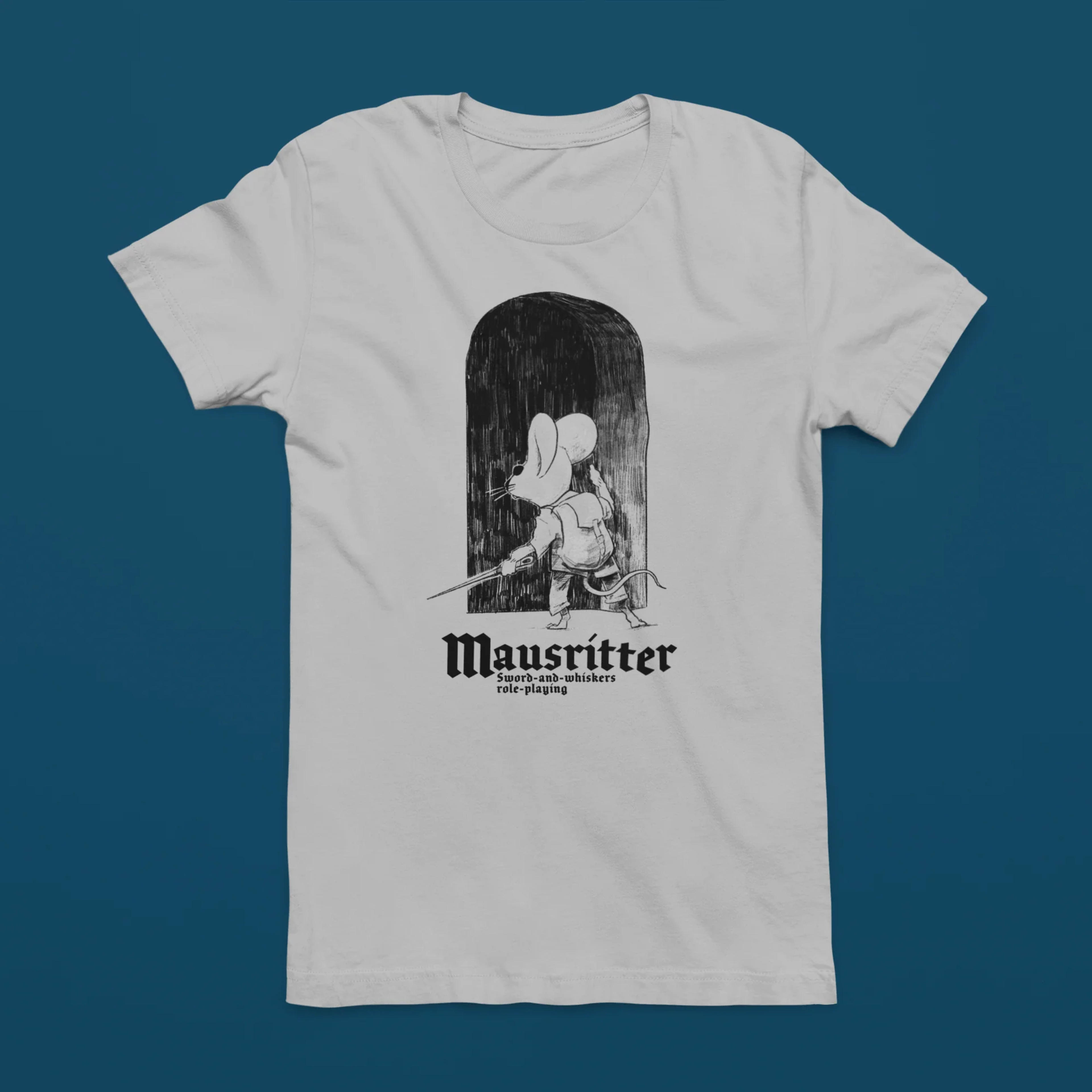 Mausritter T-shirt - Adult Unisex Grey MED