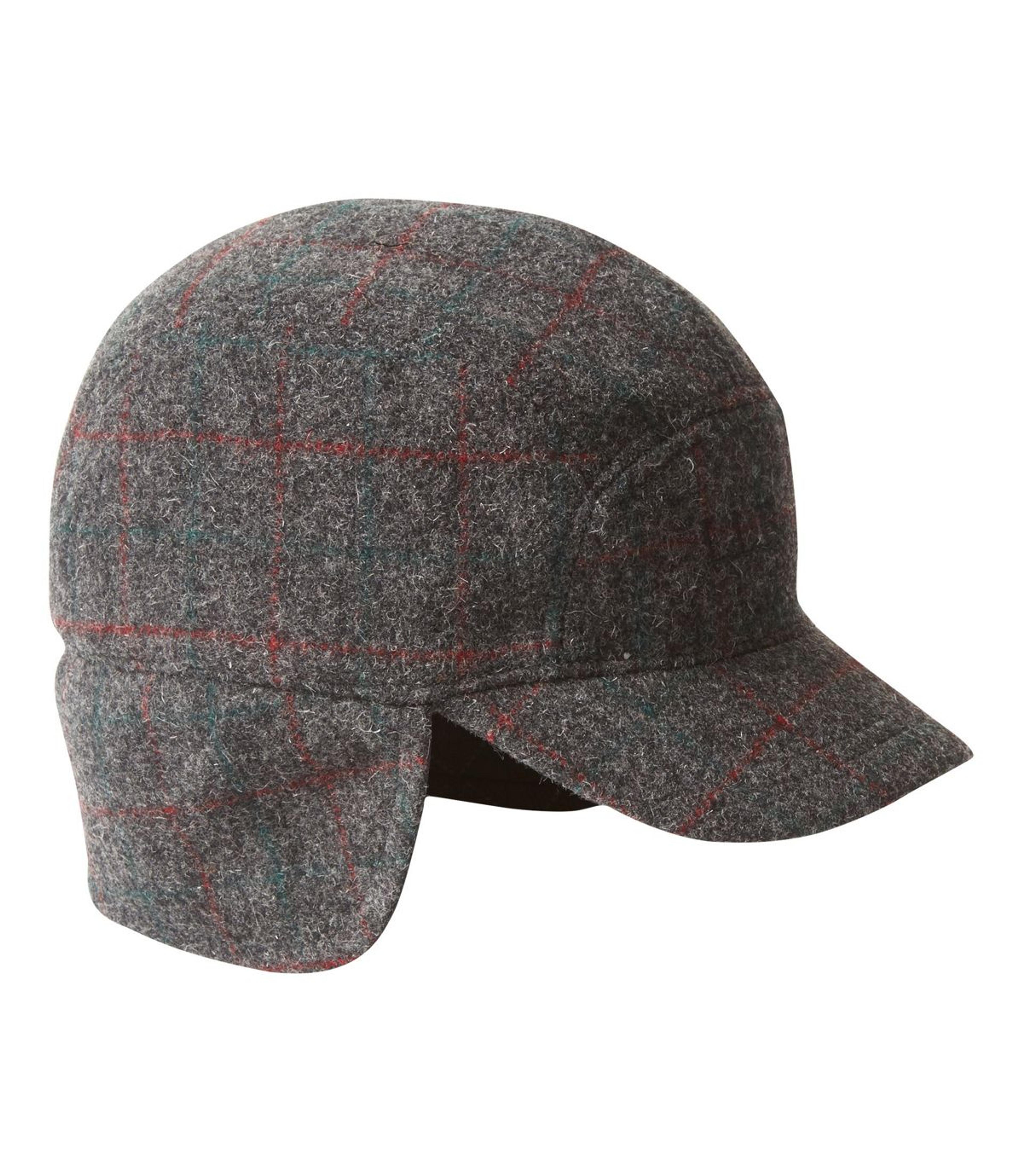 Adults' Maine Guide Wool Cap with PrimaLoft, Plaid | Accessories at L.L.Bean