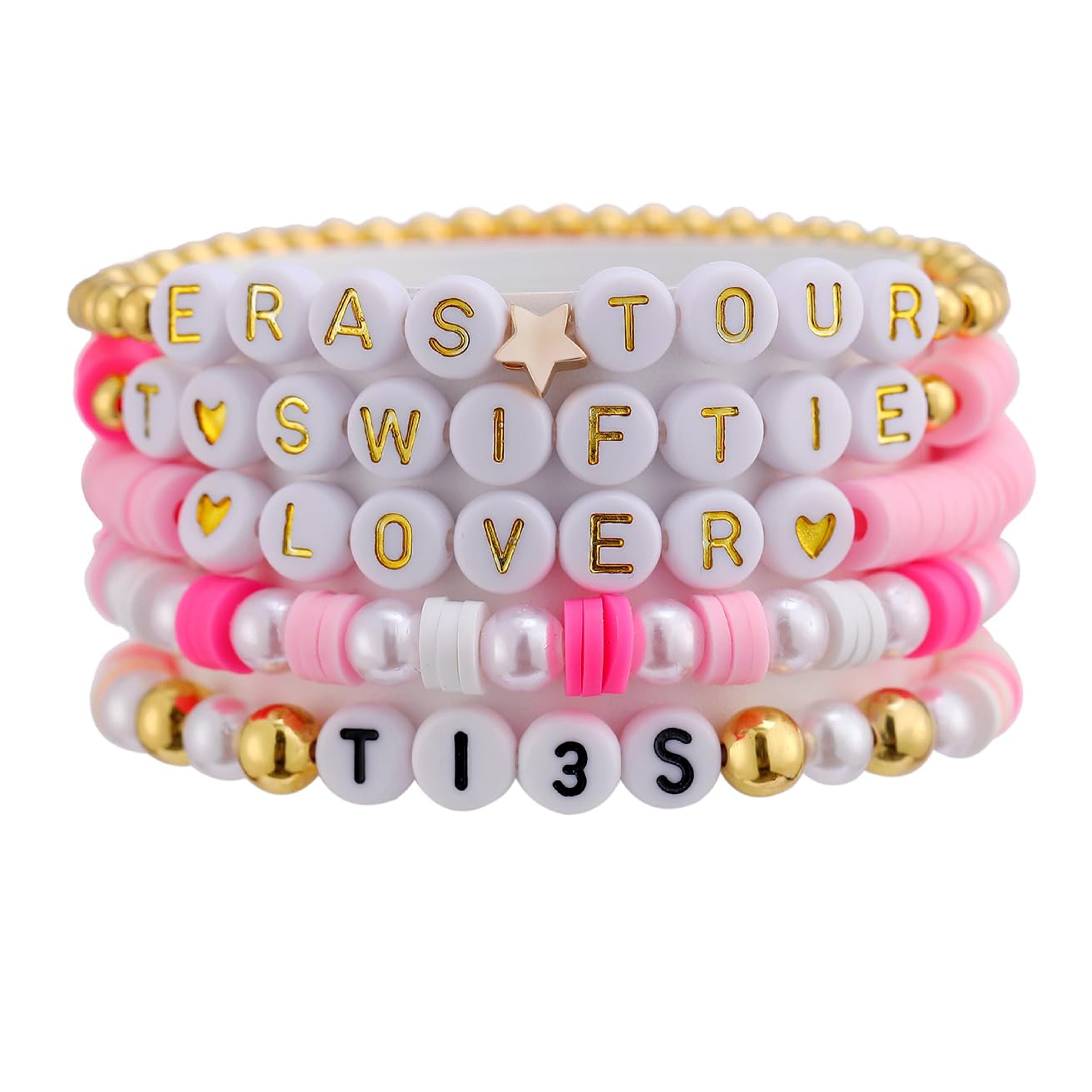 szzkxrs Taylor Lover Bracelets Eras Tour Lover Reputation Swift Friendship Bracelet for Eras Music,Taylor Album Inspired Bracelets Set Fans Jewelry Friendship Bracelets for Women Girls