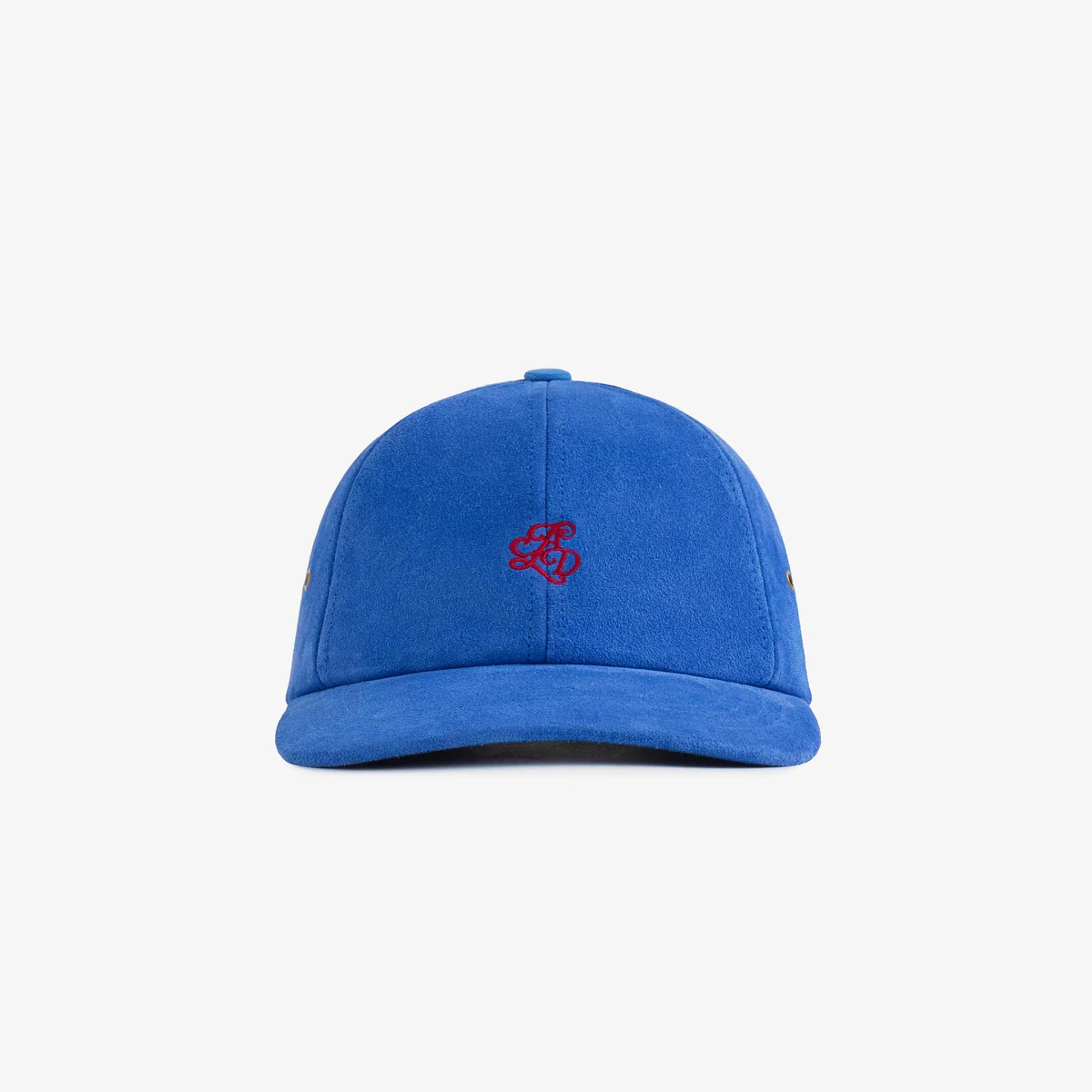 Suede Monogram Logo Hat at AimeLeonDore.com