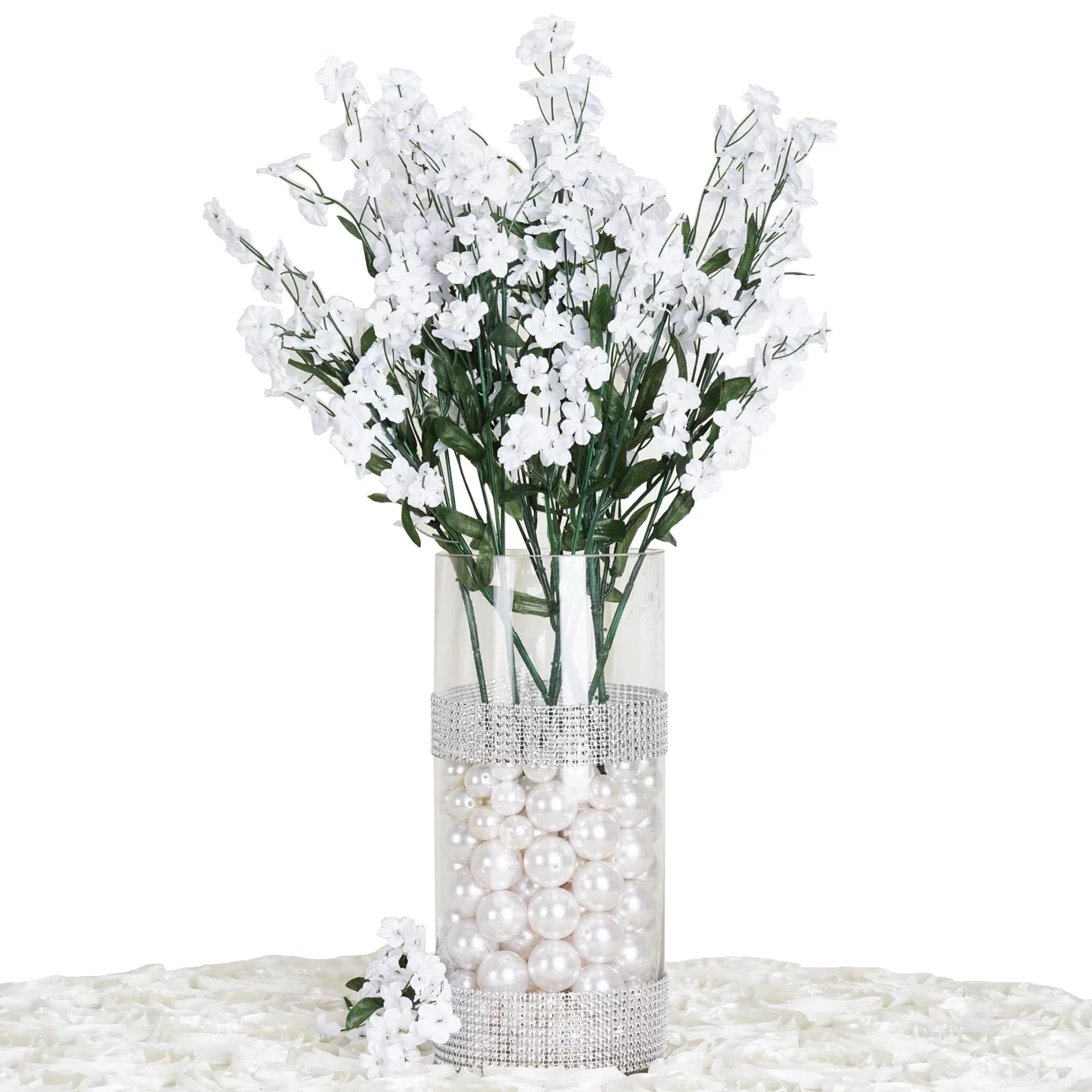 Efavormart 12 bushes BABY BREATH Artificial FILLER FLOWERS for DIY Wedding Bouquets Centerpieces Party Home Decoration - White - Walmart.com