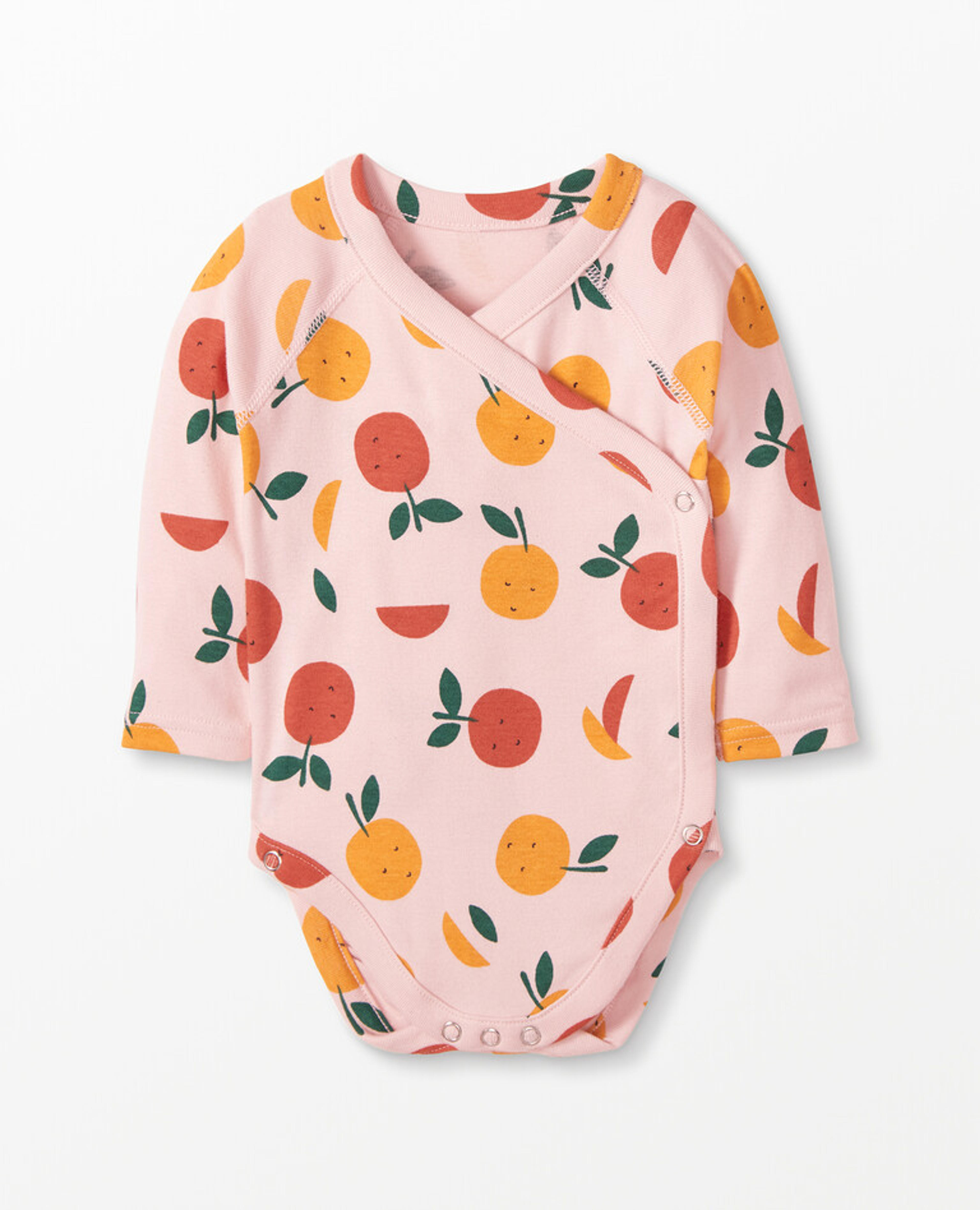 Baby Print Side Snap Bodysuit In Organic Cotton