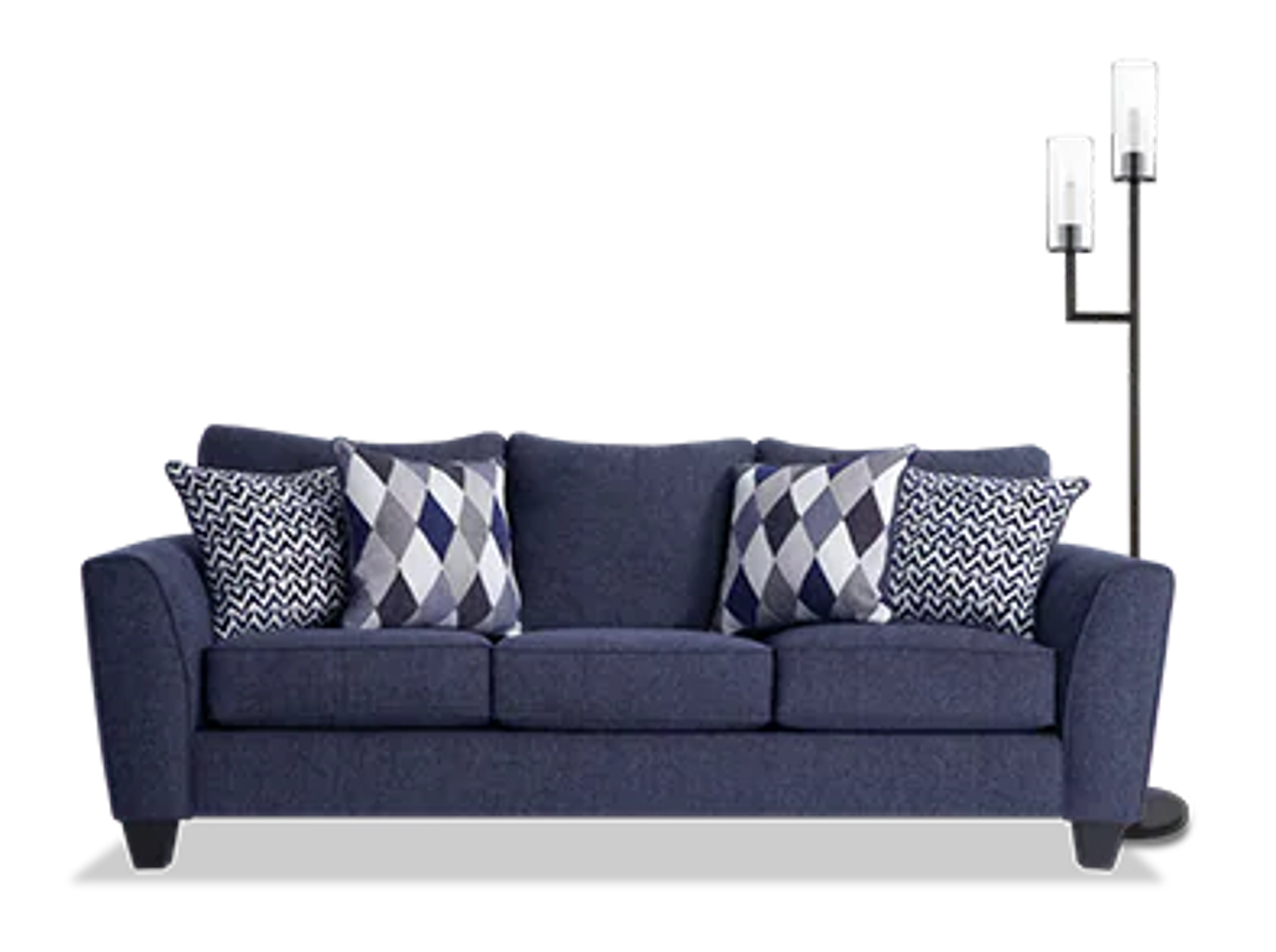 Avenger Gray Power Reclining Console Loveseat | Bob's Discount Furniture