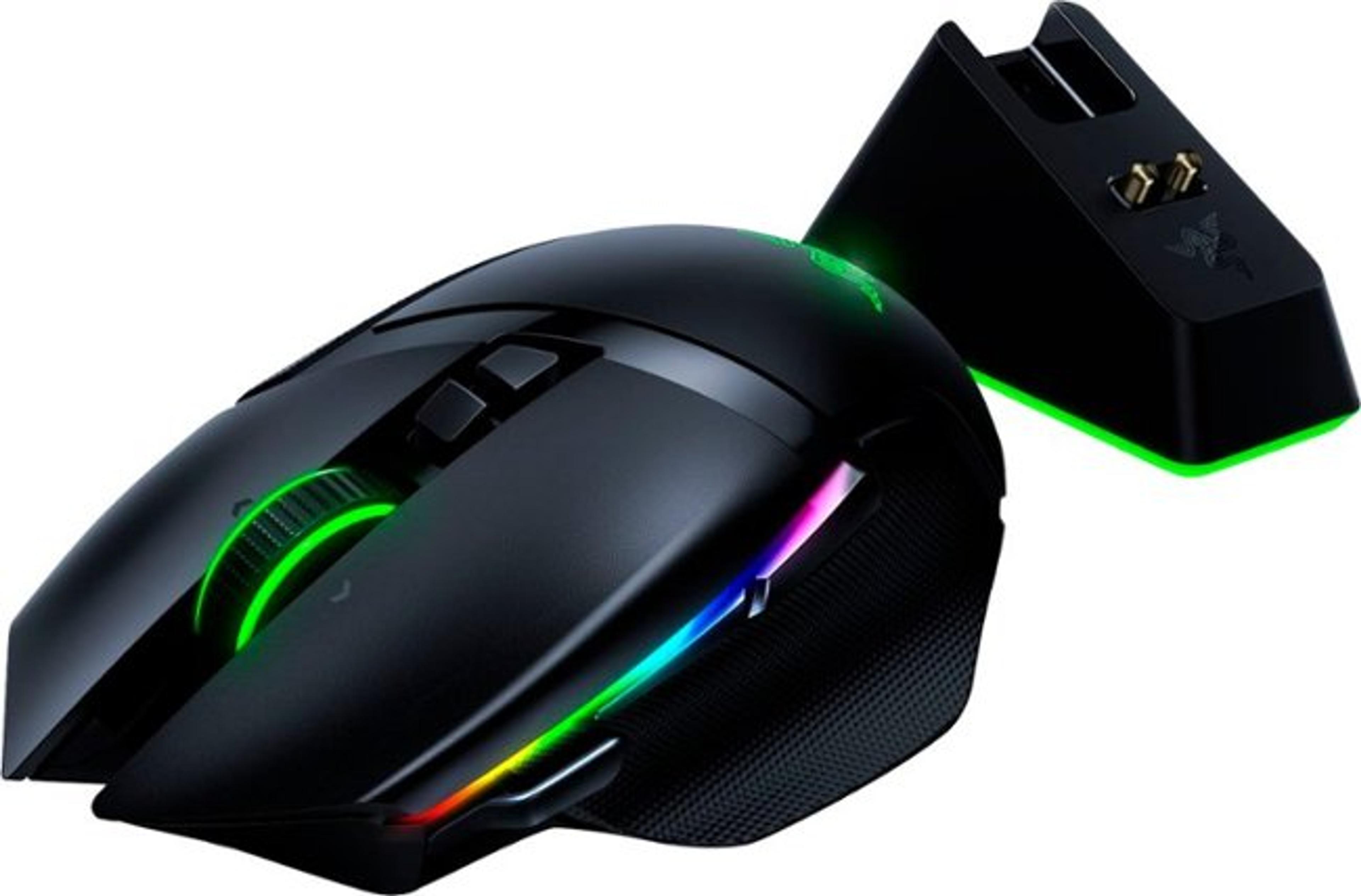 Gaming Mice - Package Razer Basilisk Ultimate Wireless Optical with HyperSpeed Technology and Charging Dock Gaming Mouse and V3 Full Size Pro Green Clicky Black - Best Buy