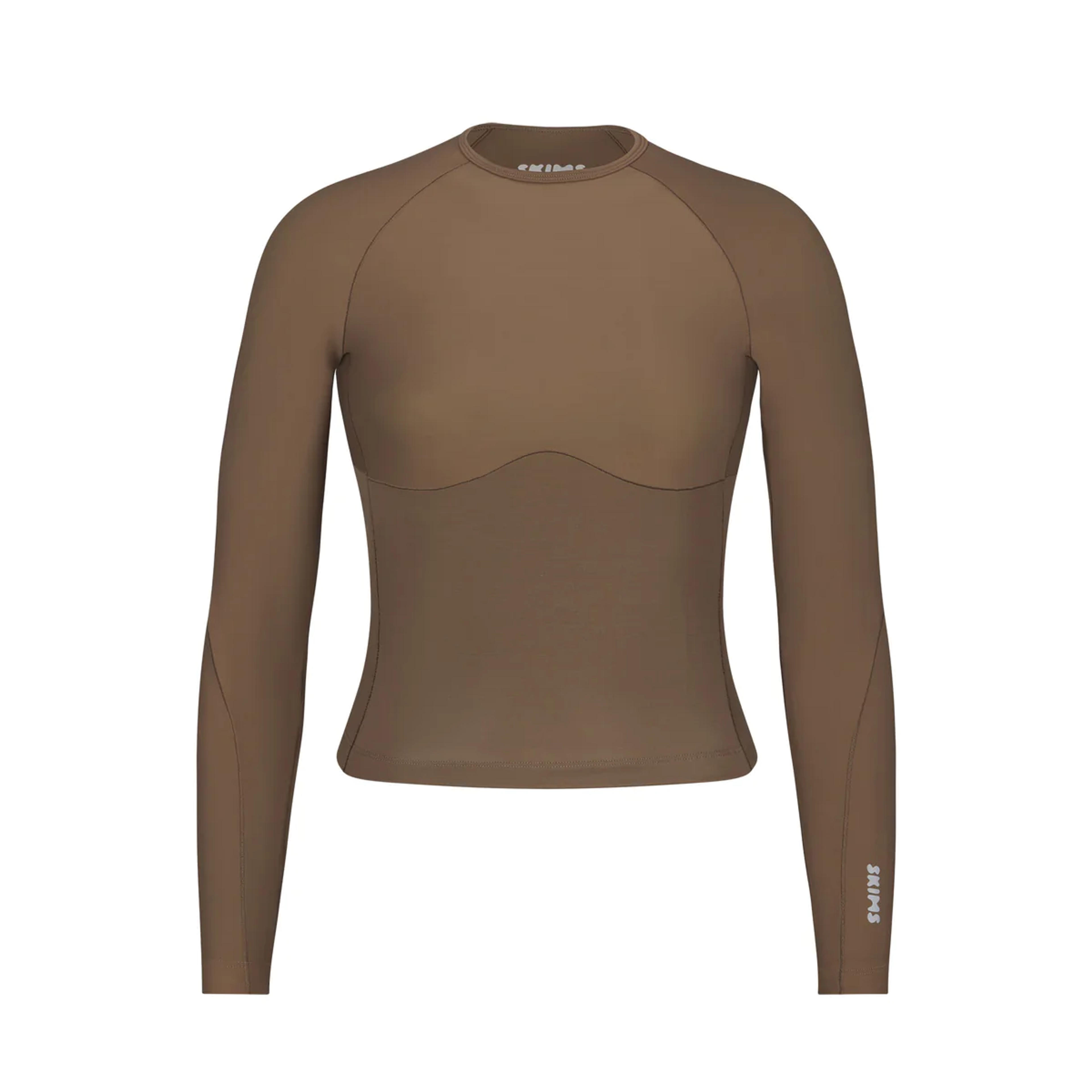 SKIMS PERFORMANCE LONG SLEEVE TOP | OXIDE - SKIMS PERFORMANCE LONG SLEEVE TOP | OXIDE