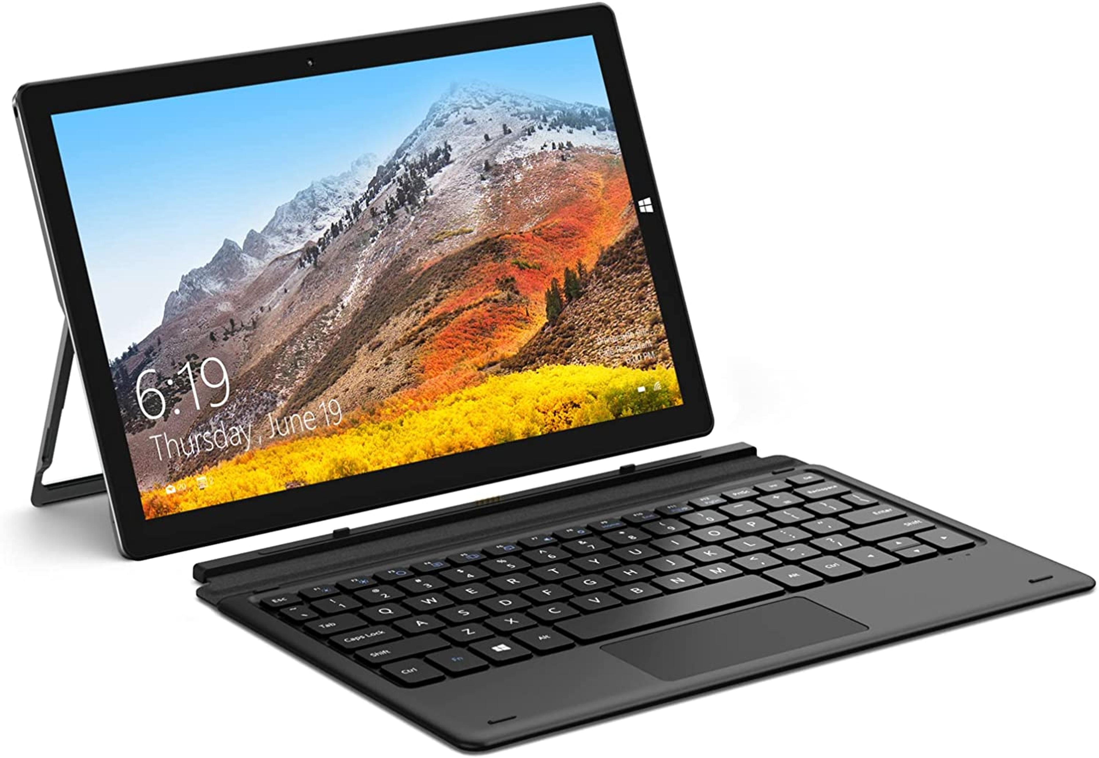 TECLAST X11 2-in-1 Laptop, Tablet PC with Keyboard, 10.1" Windows Tablet, Convertible Touchscreen Laptop, Intel N4020 CPU, 6GB RAM/128GB ROM, Windows 10, 1920×1200 FHD Display, WiFi, Bluetooth, HDMI