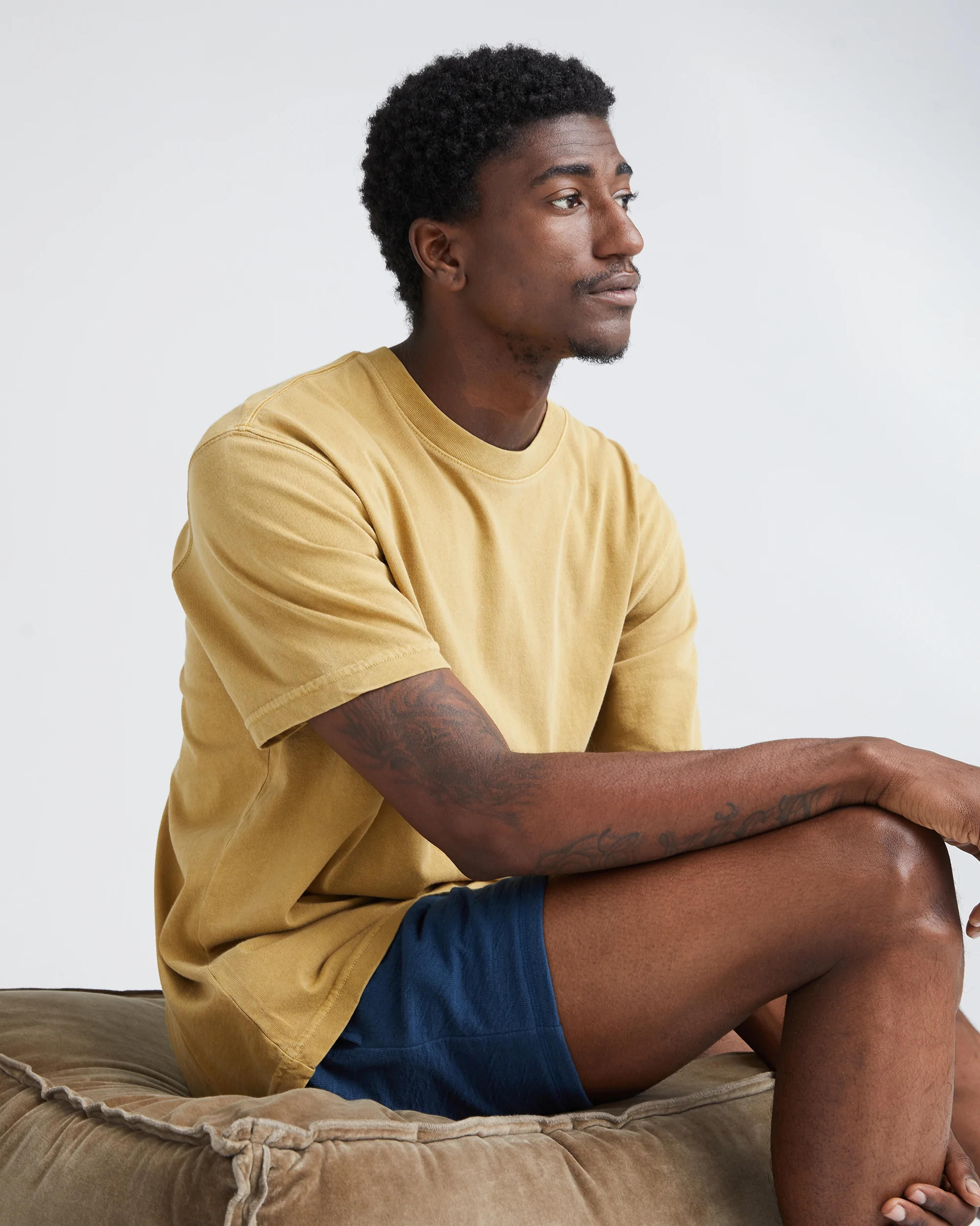 Men's Relaxed Tee - Fennel Seed / S