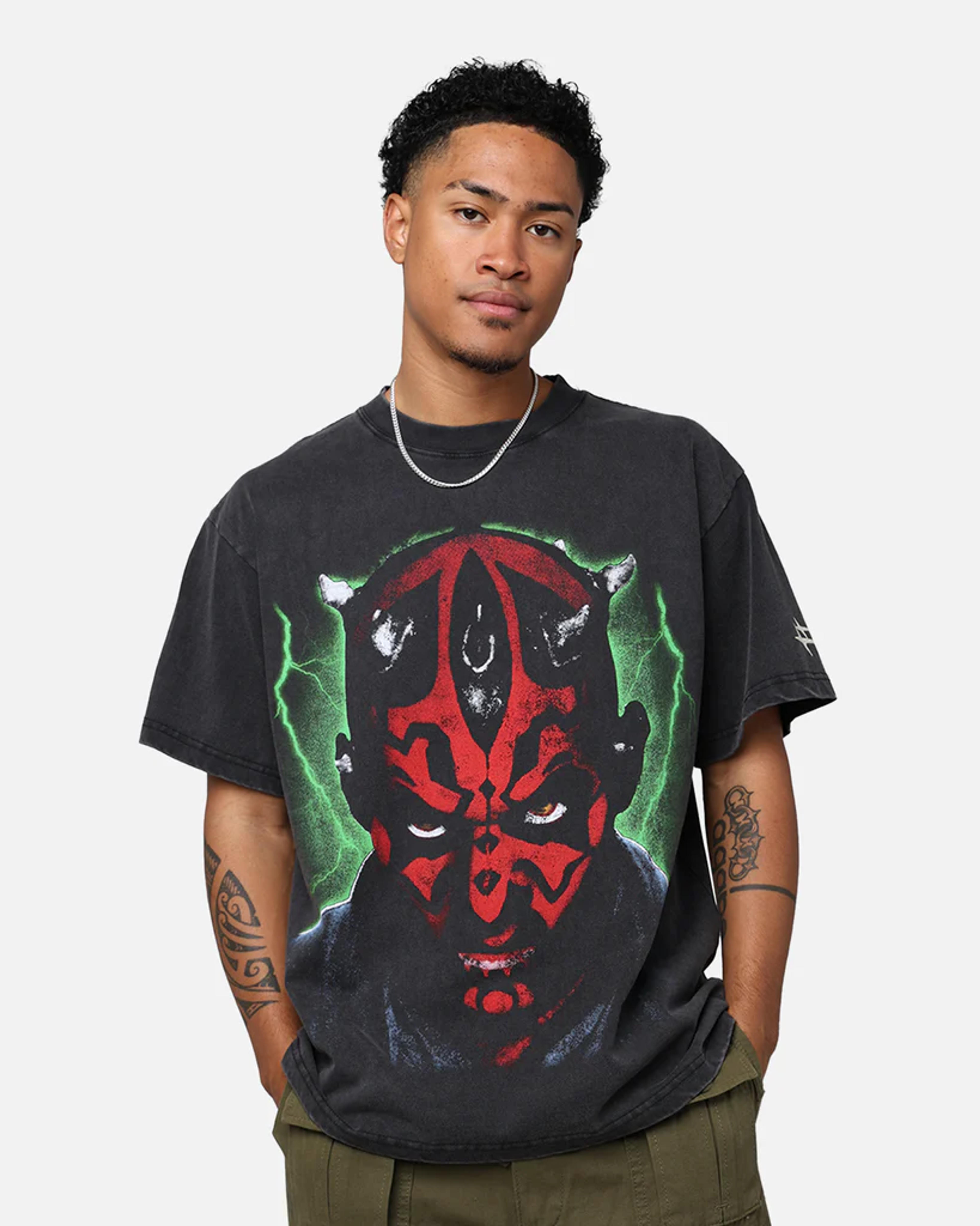 Star Wars Darth Maul T-Shirt Black Wash