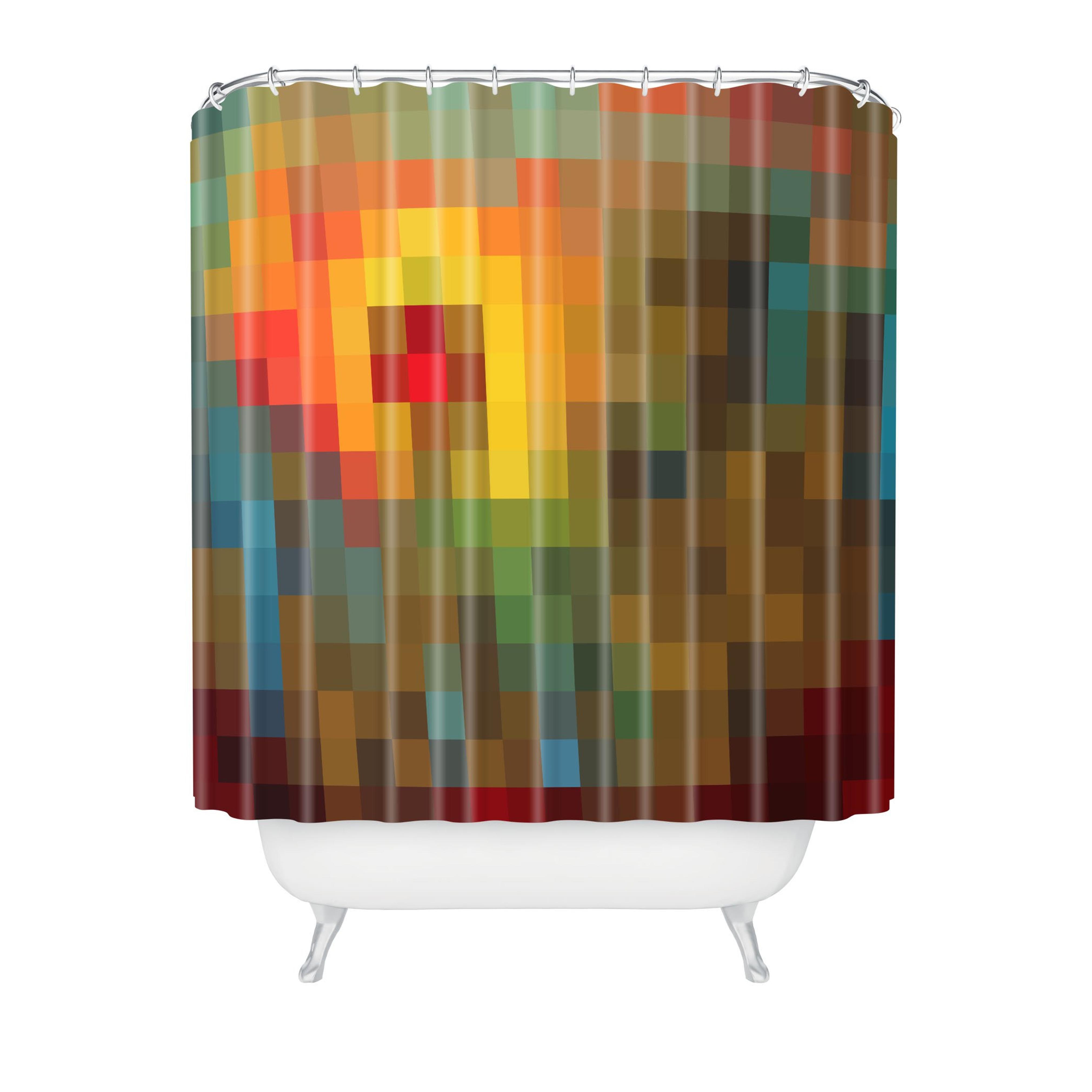 DENY Designs Madart Glorious Colors Shower Curtain, 69-Inch by 72-Inch