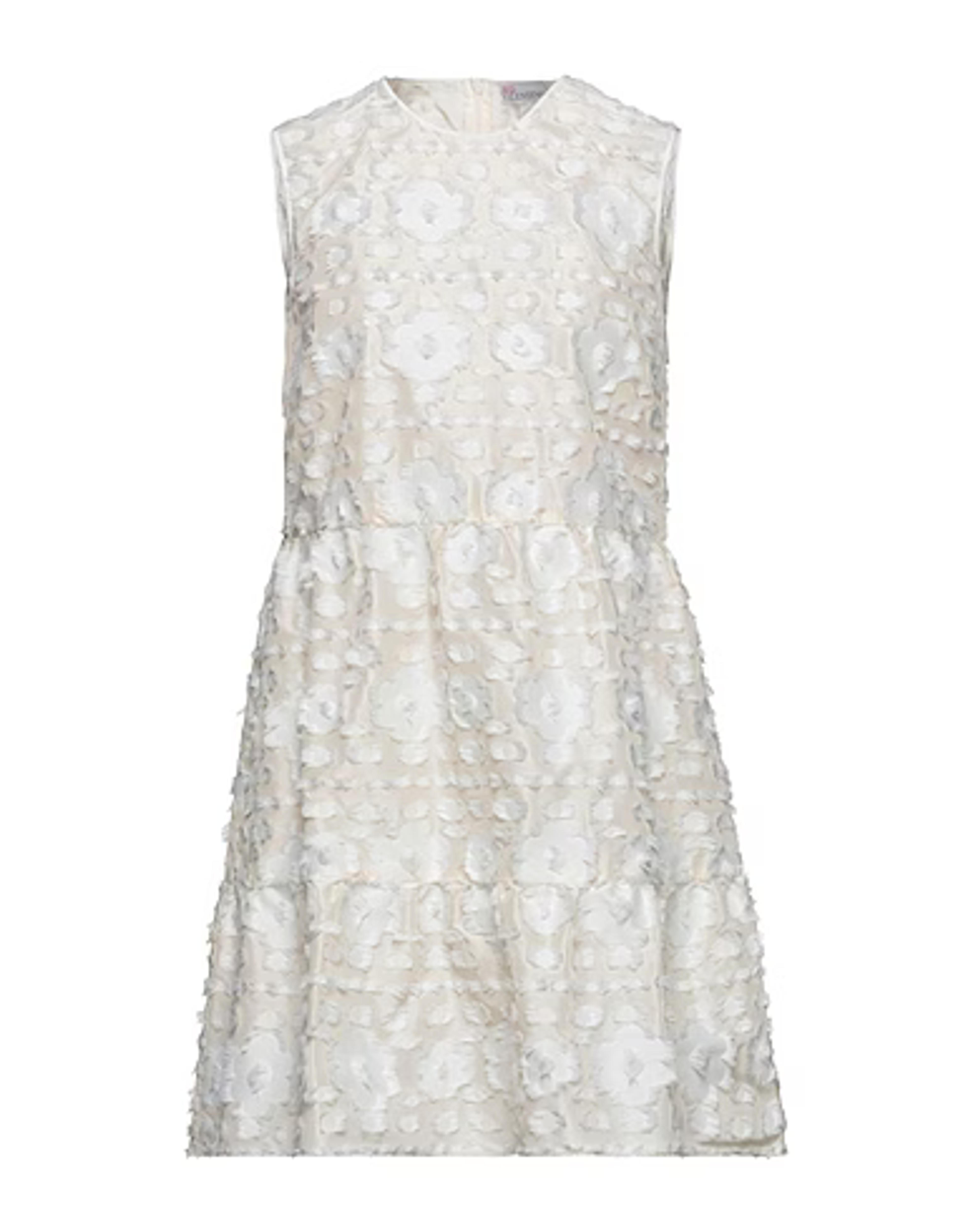 Redvalentino | Ivory Women‘s Short Dress | YOOX