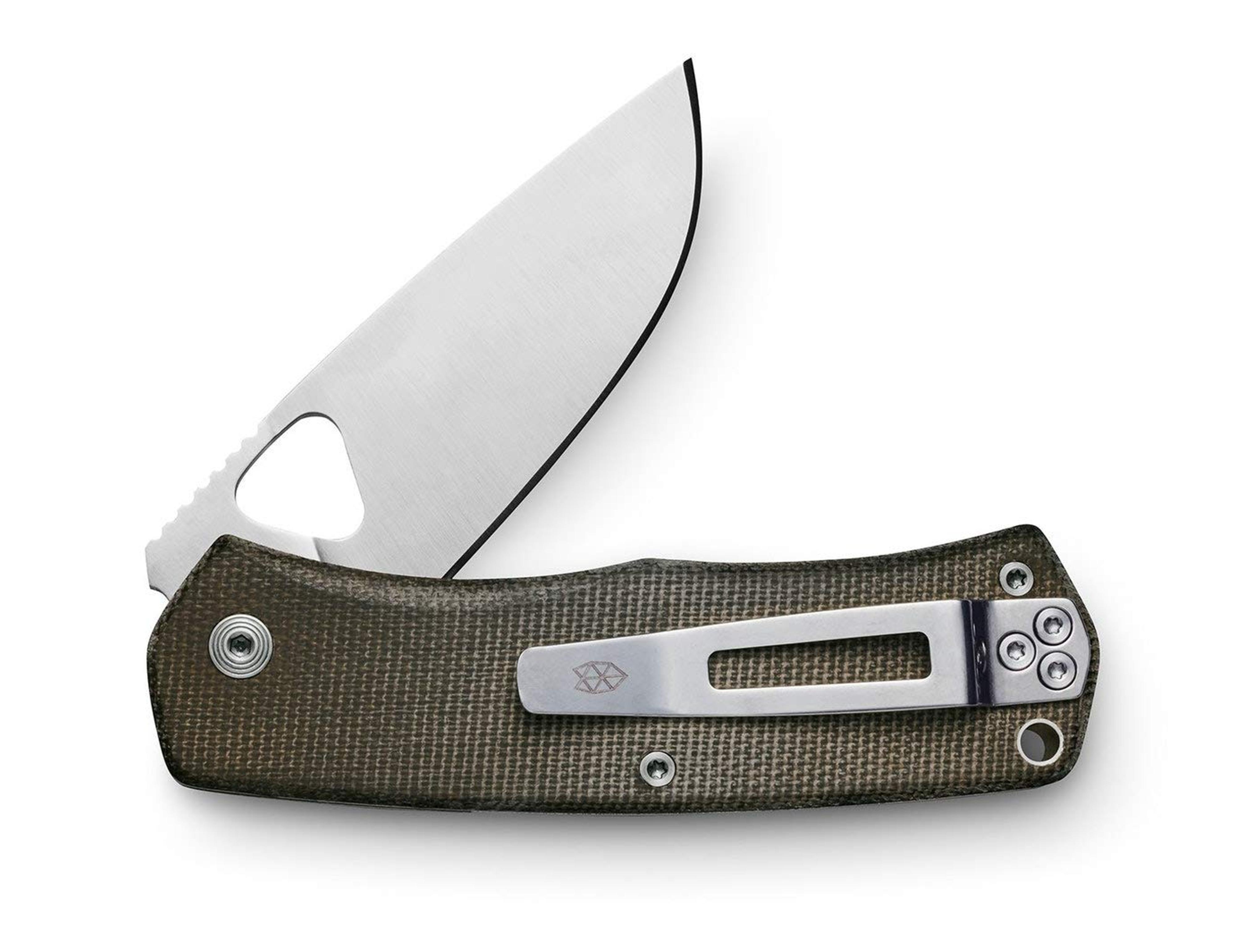 JAMES° The Folsom Straight Pocket Knife OD Green