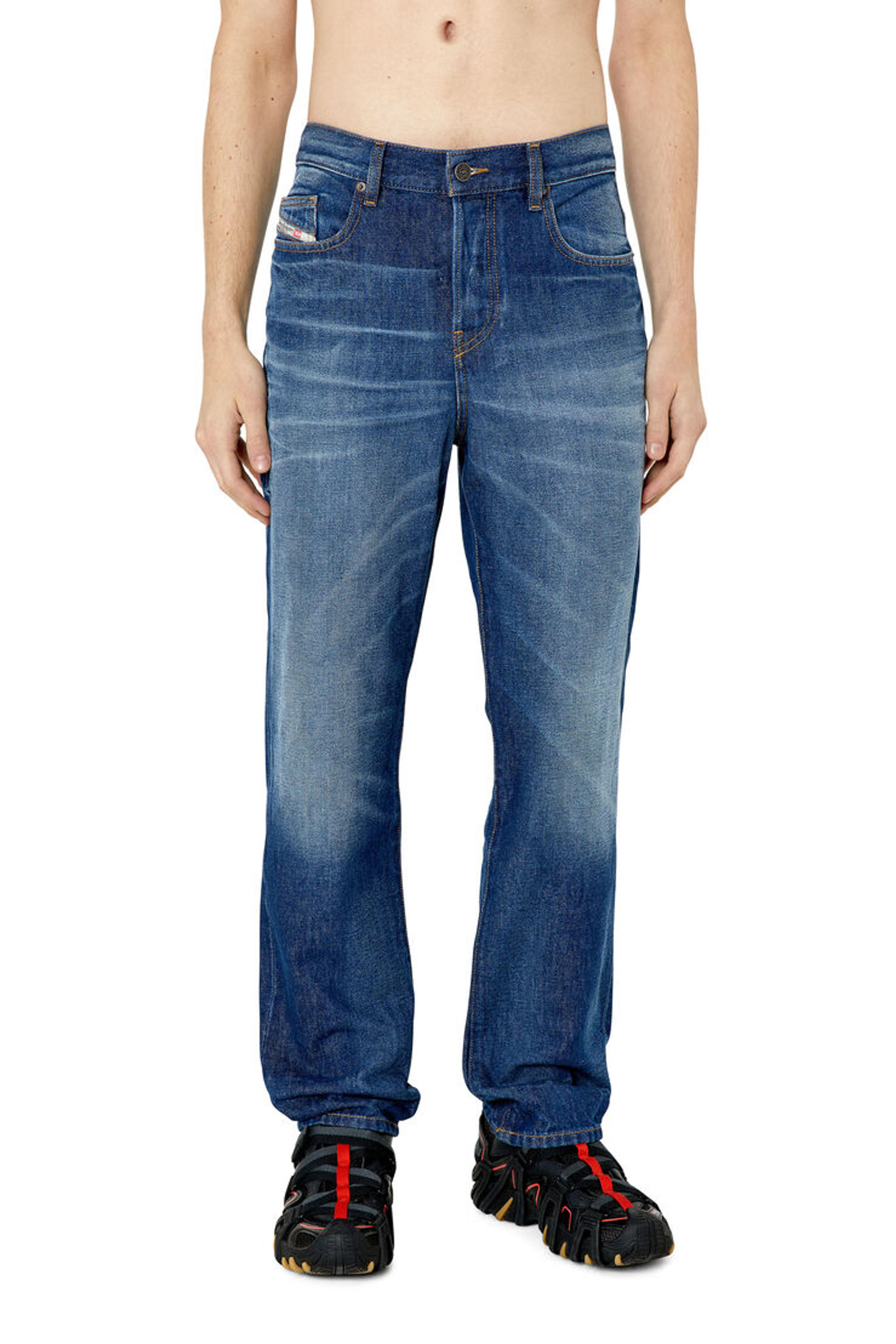 2020 D-VIKER E9B85 Man: Straight Medium blue Jeans | Diesel