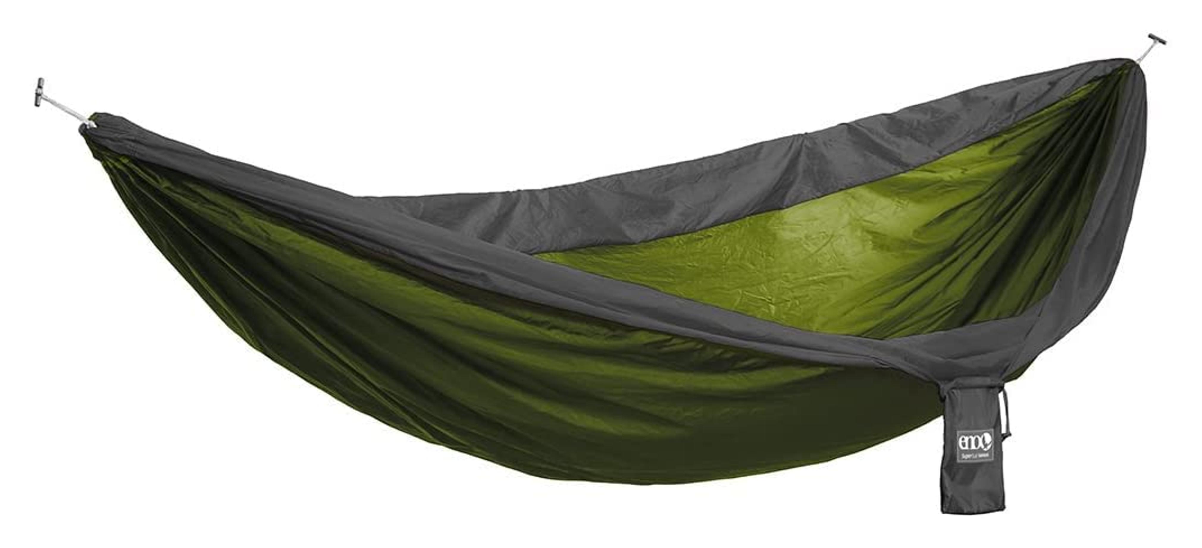 Amazon.com: ENO, Eagles Nest Outfitters SuperSub Hammock, Lichen/Charcoal : Sports & Outdoors