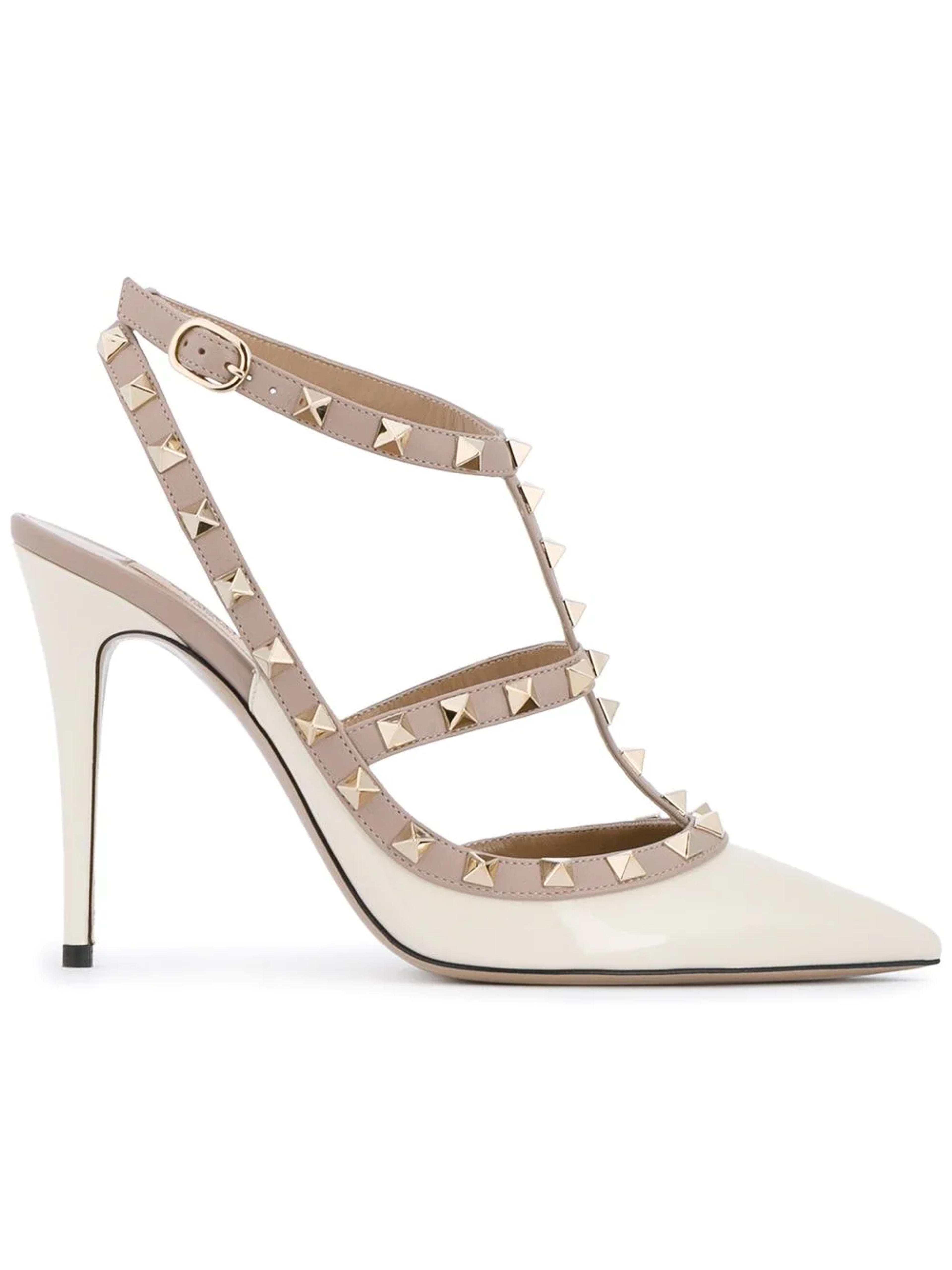 Valentino Garavani Rockstud 100mm ankle-strap Pumps - Farfetch