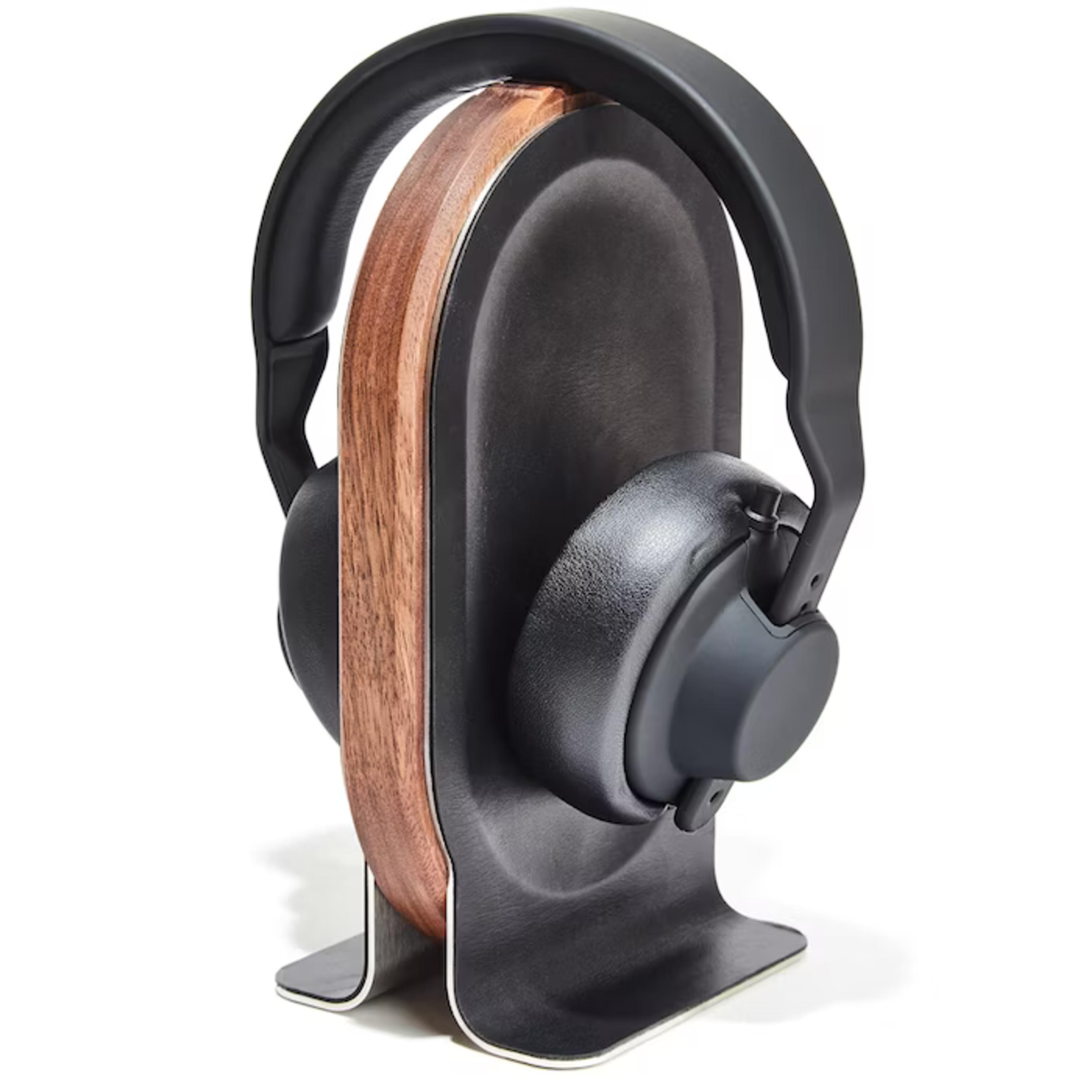 Wooden Headphone Stand - Wood & Leather | Grovemade®