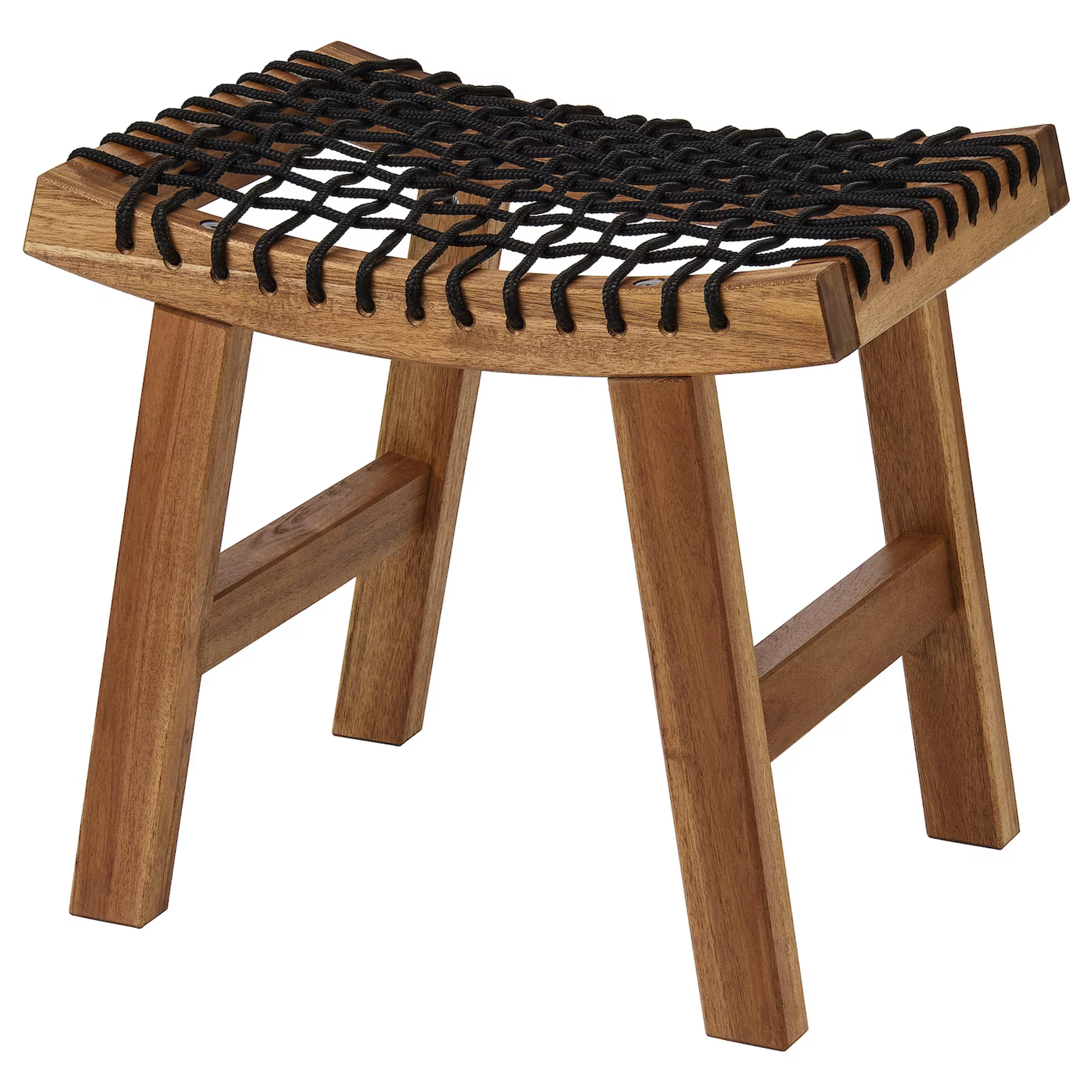 STACKHOLMEN Tabouret, extérieur, teinté brun clair, 48x35x43 cm - IKEA Suisse