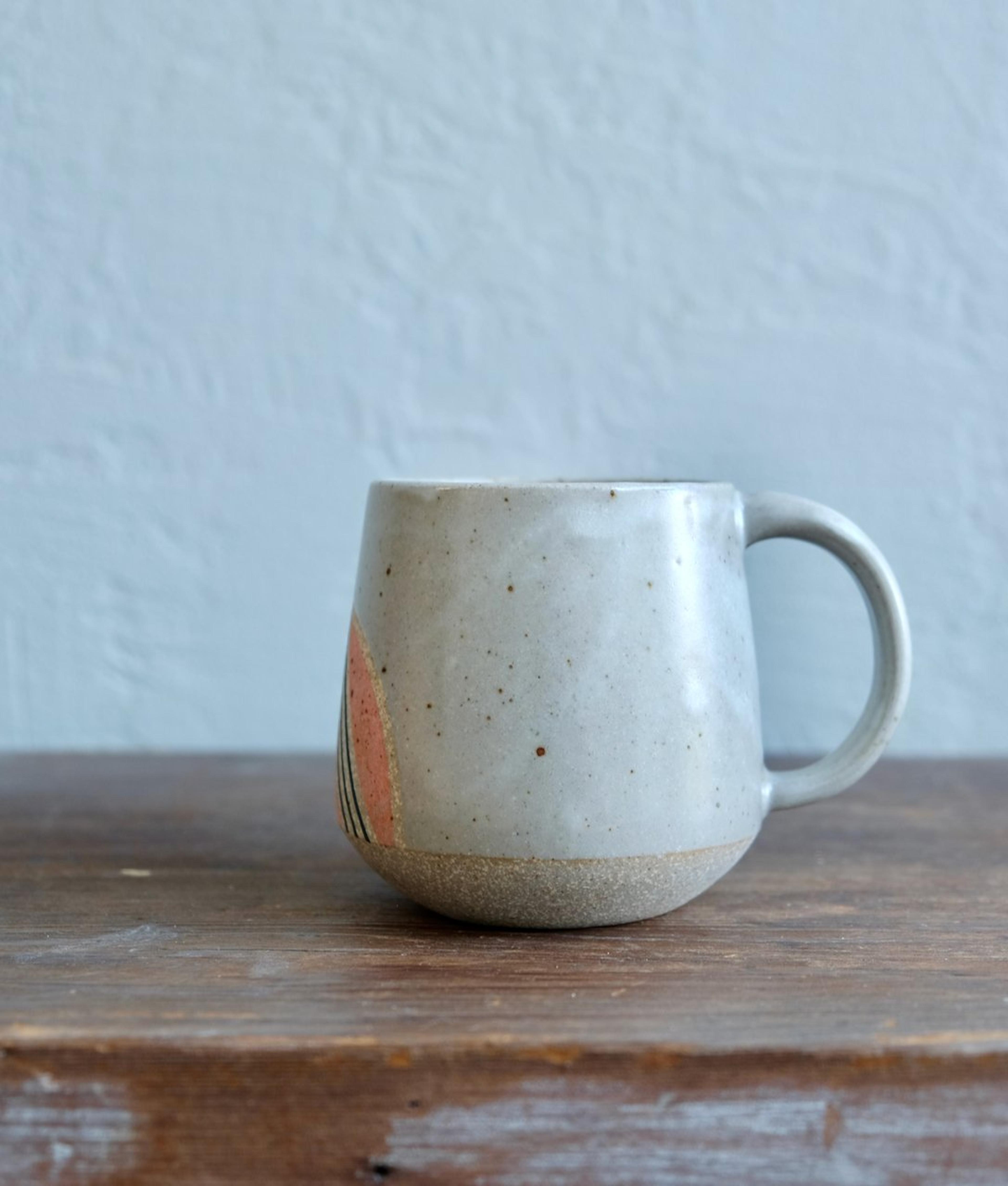 Pink Line Mug — Heit Ceramics | Handmade functional pottery