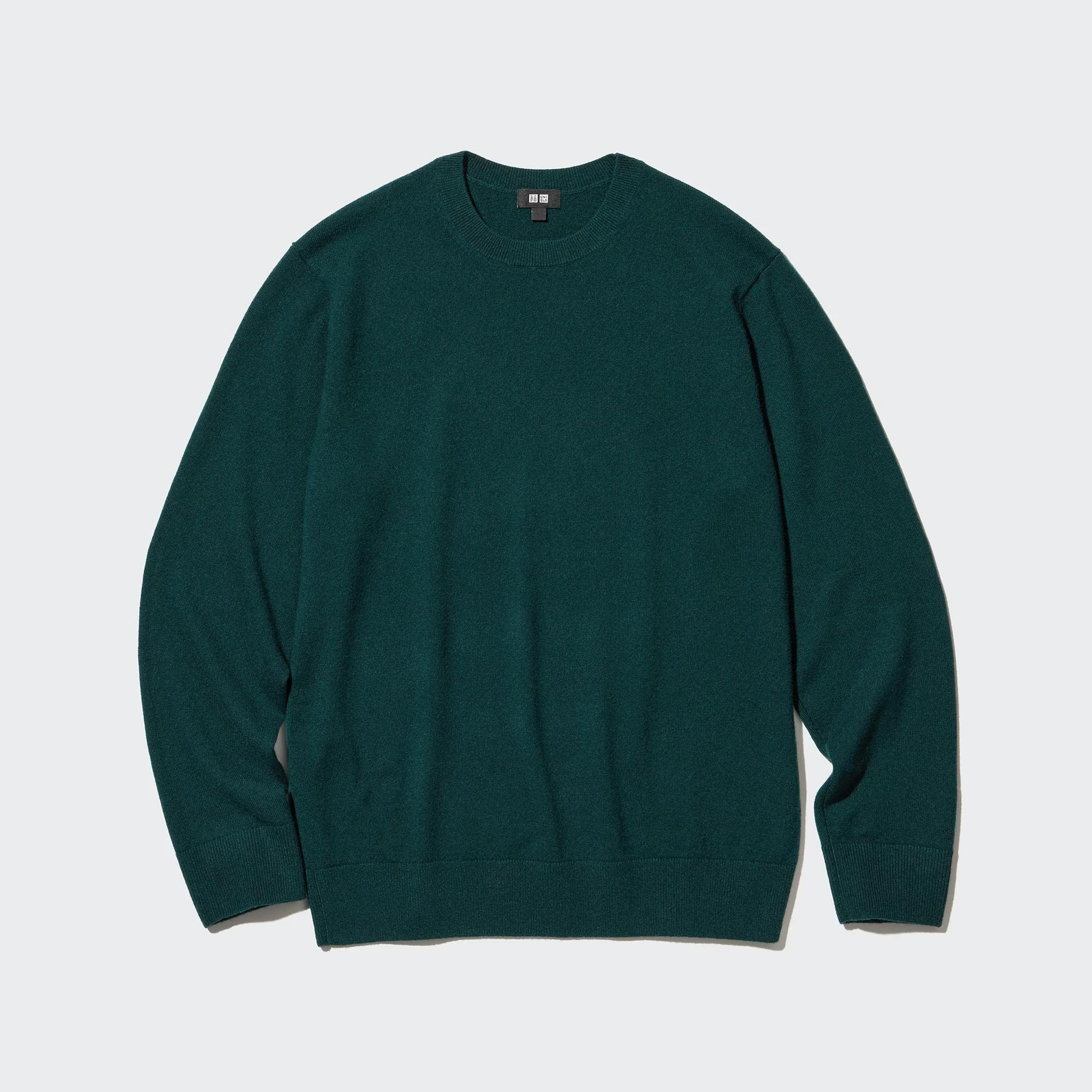 Cashmere Crew Neck Long-Sleeve Sweater