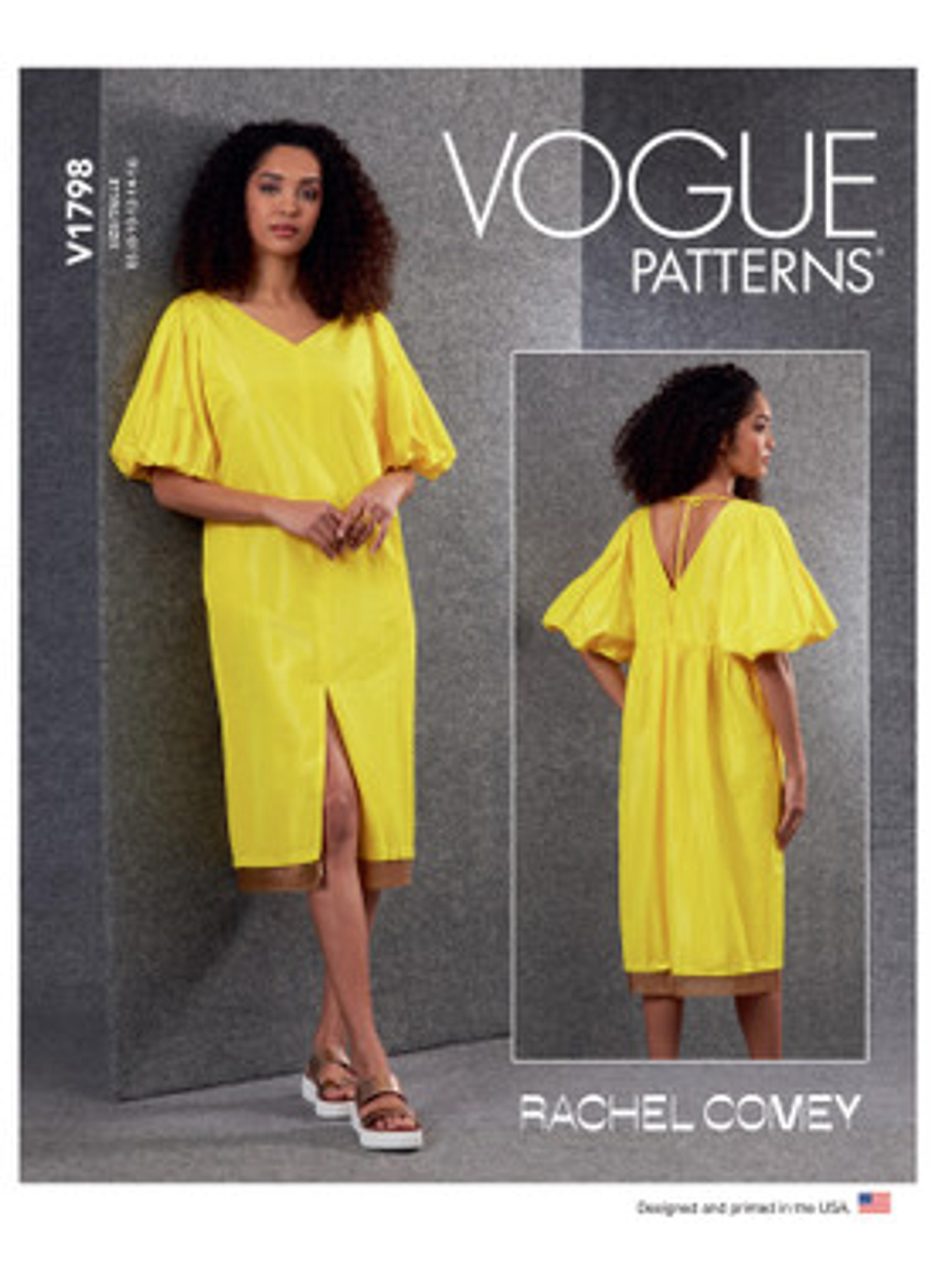V1798 | Misses' Dress | Vogue Patterns
