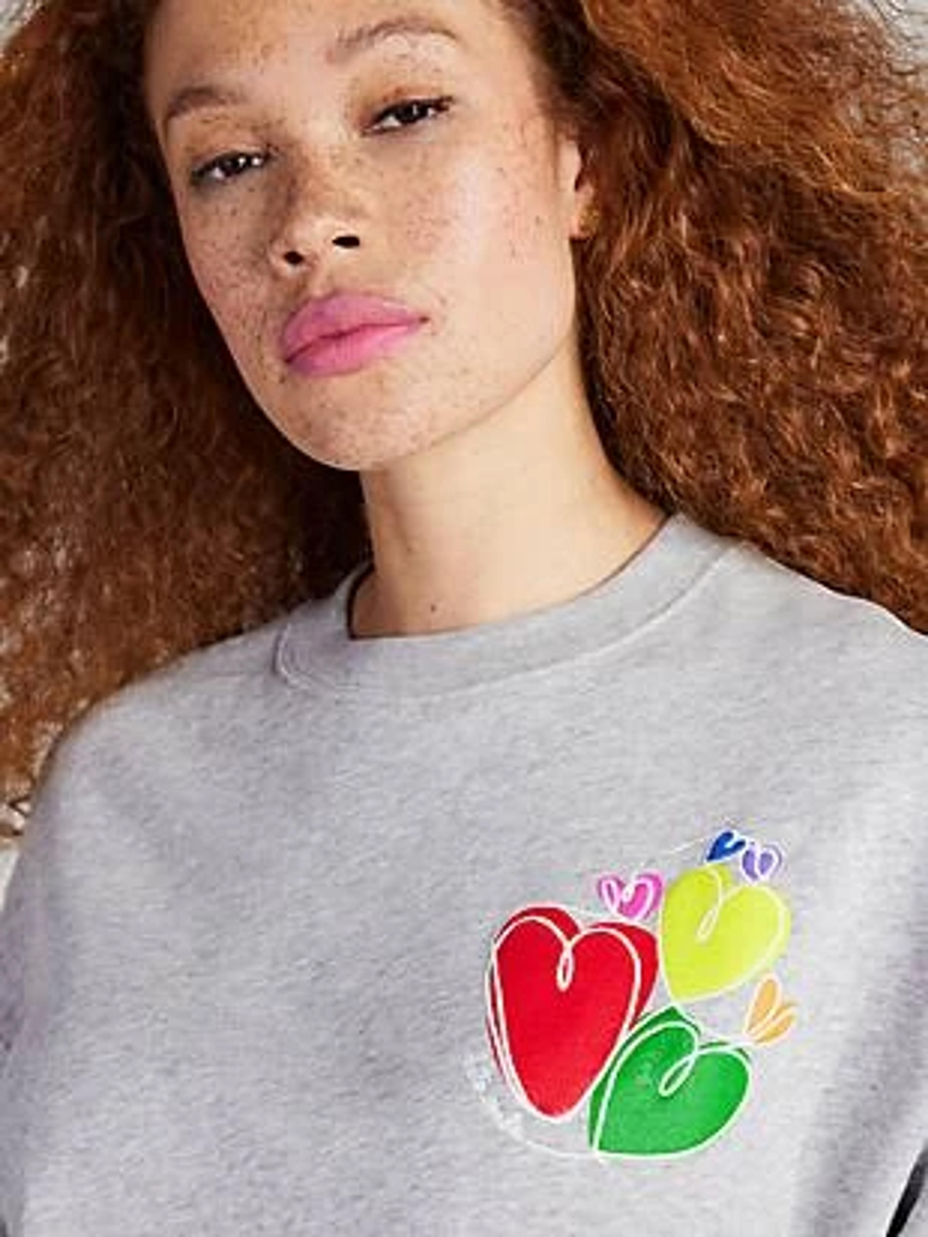 Rainbow Hearts Sweatshirt | Kate Spade New York