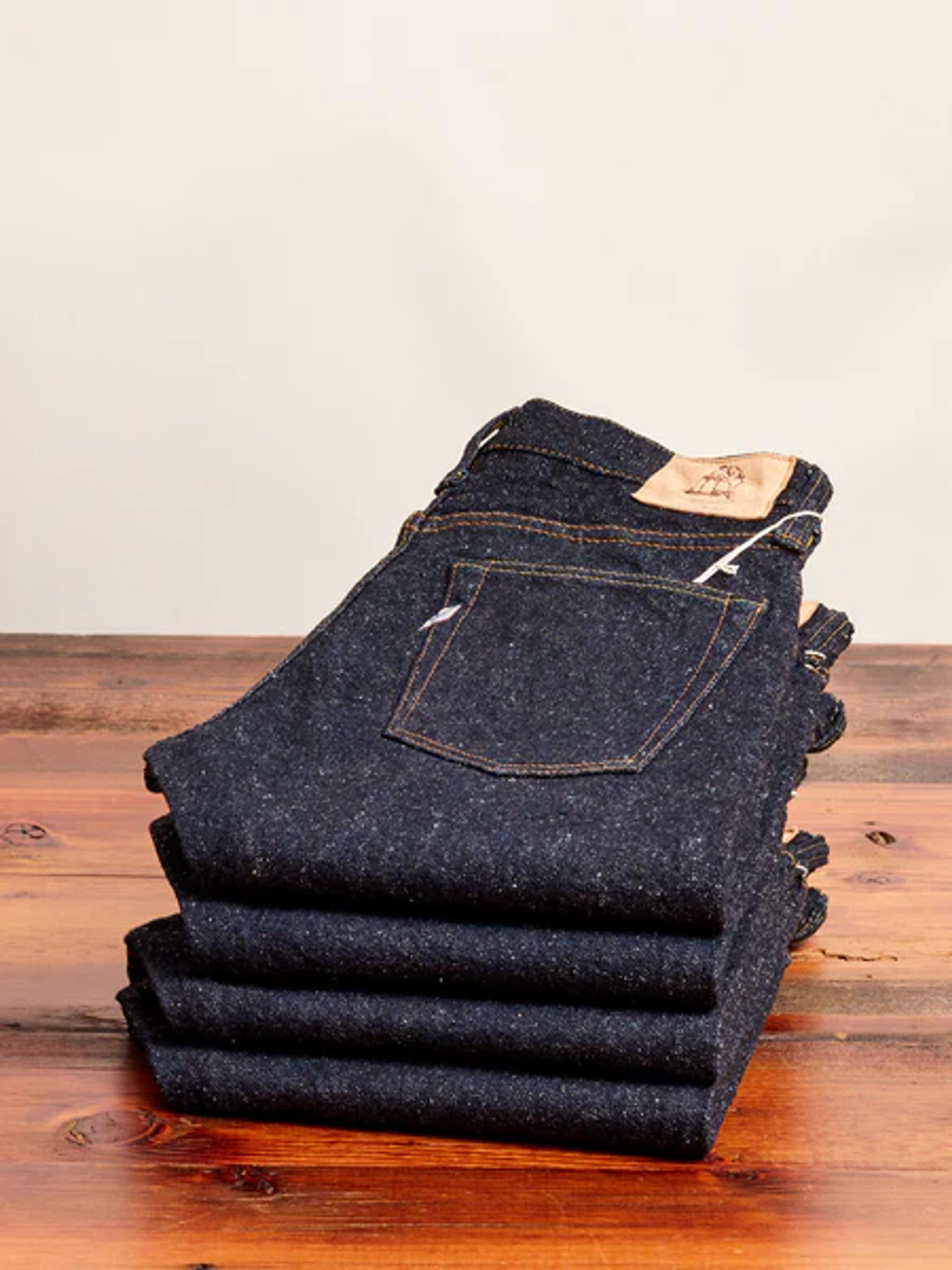 SR-013 18oz Rinsed Selvedge Denim - Slim Tapered Fit – Blue Owl Workshop