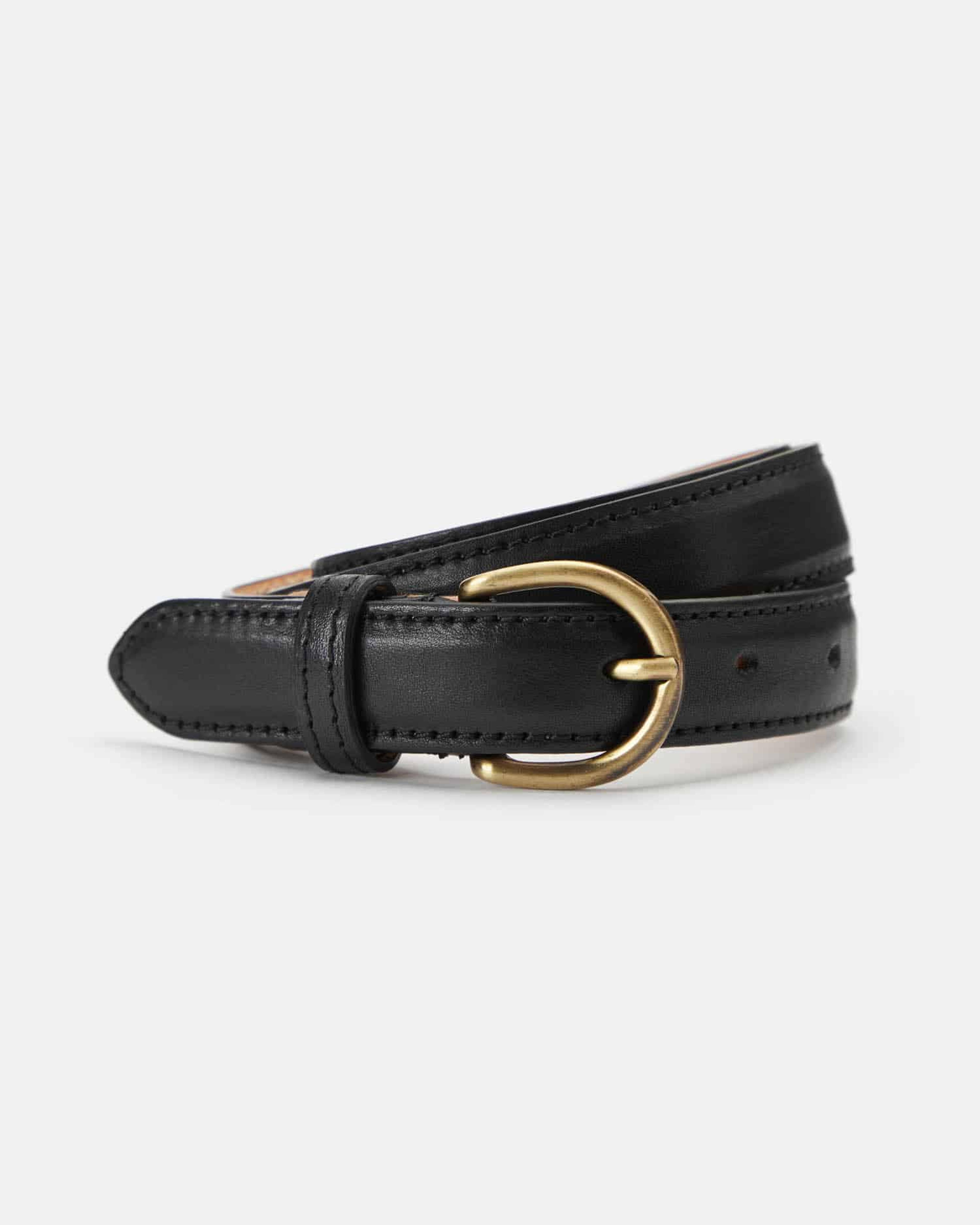 Belt calf black Blugiallo