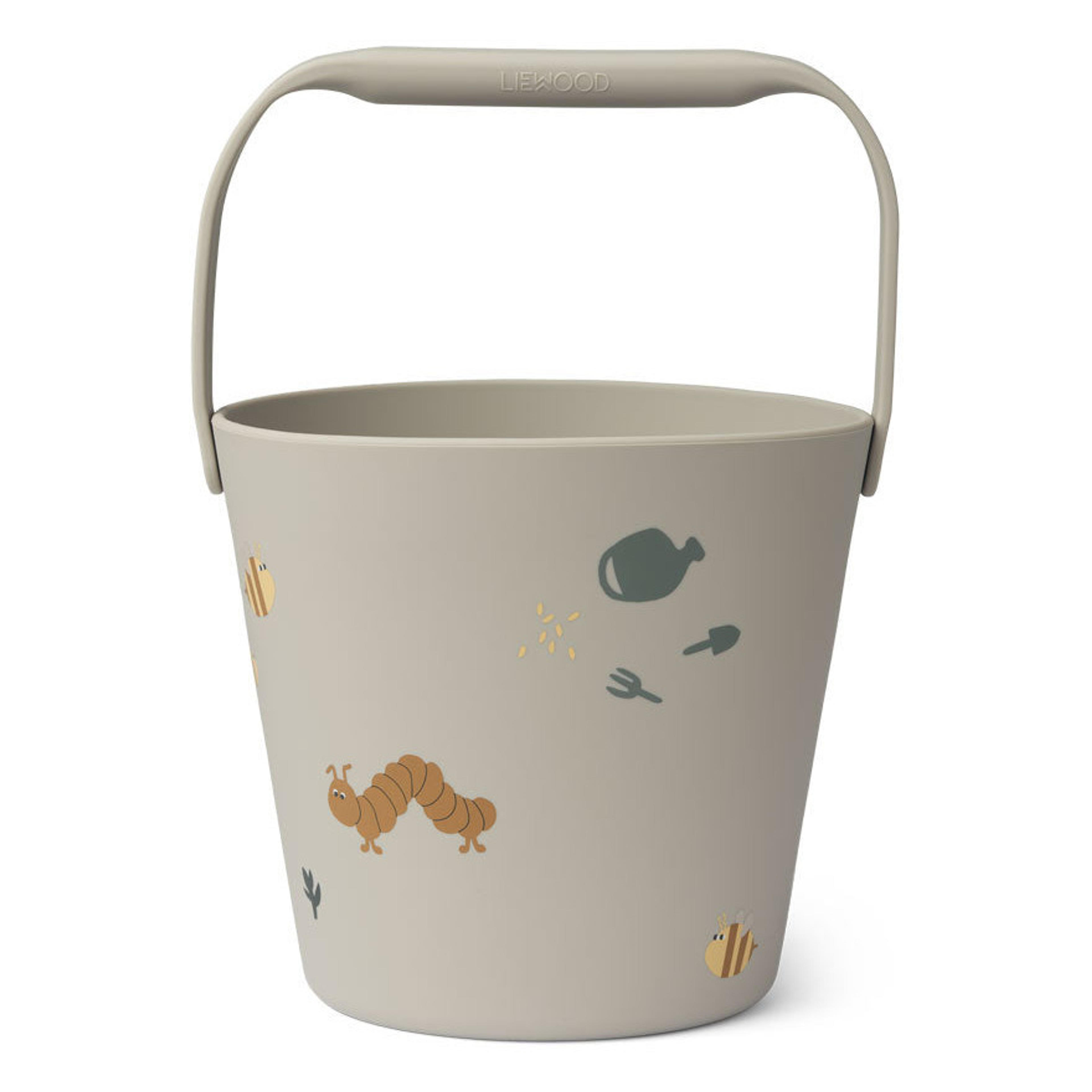 Moira Silicone Beach Bucket Beige