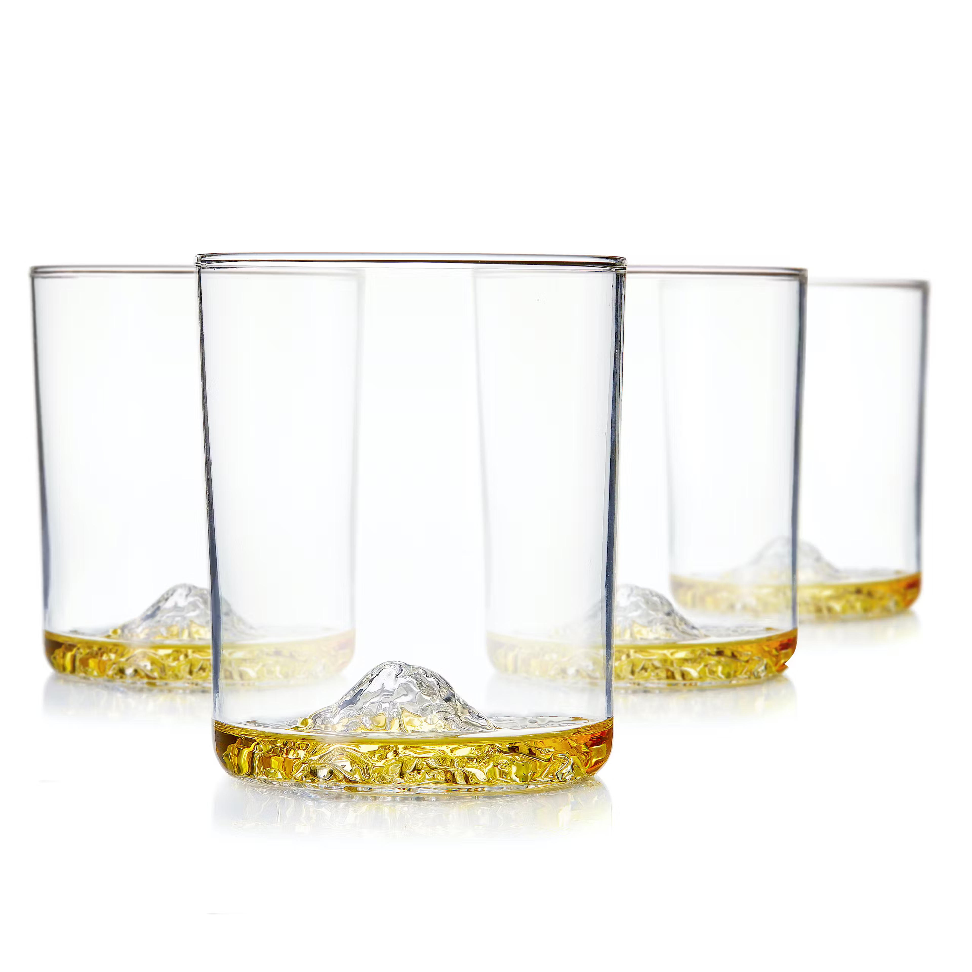 Whiskey Peaks American Mountains - Set of 4 Whiskey Glasses - American Mountains | Bar & Entertainment | Huckberry