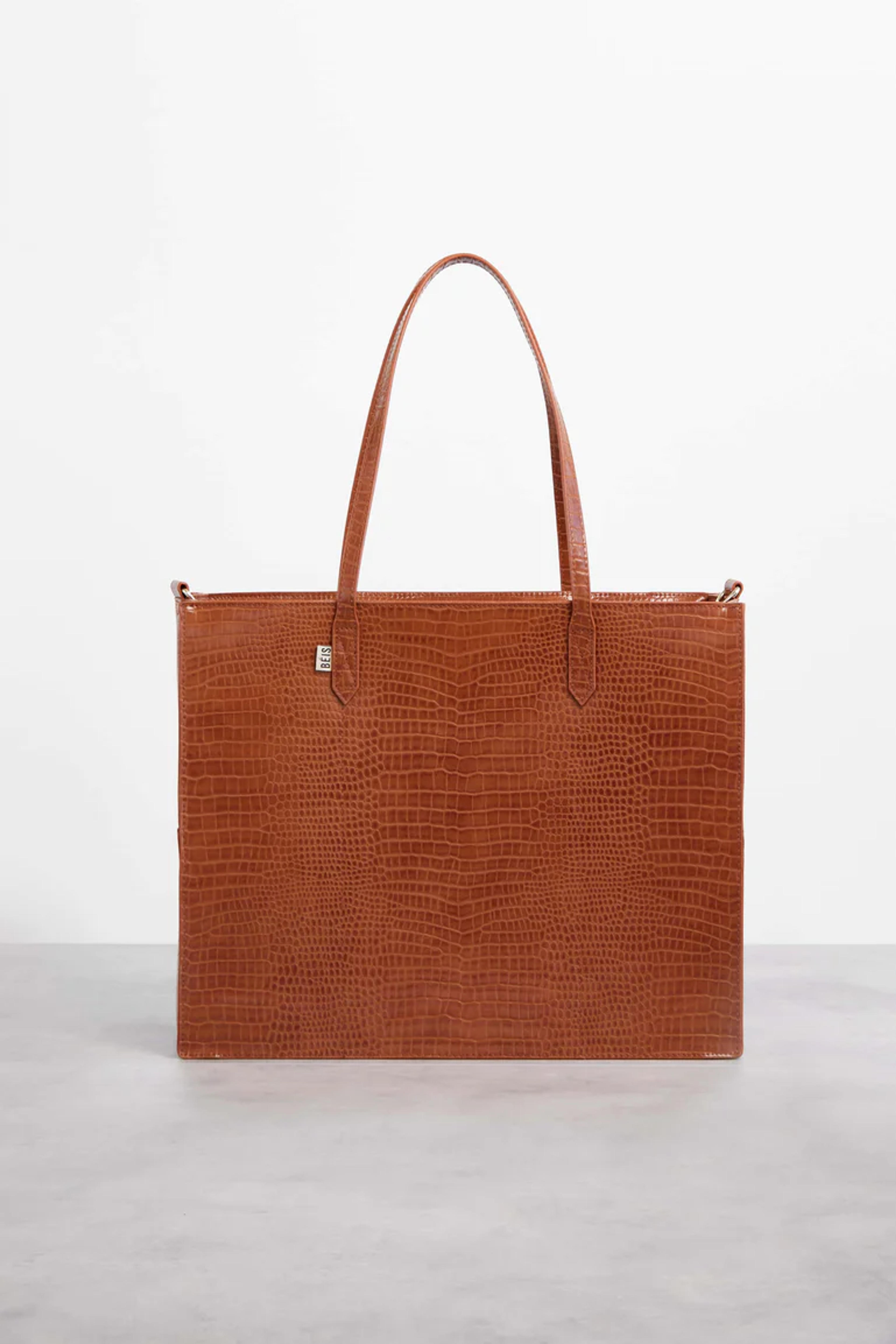 Cognac & Brown Tote Bag | Béis