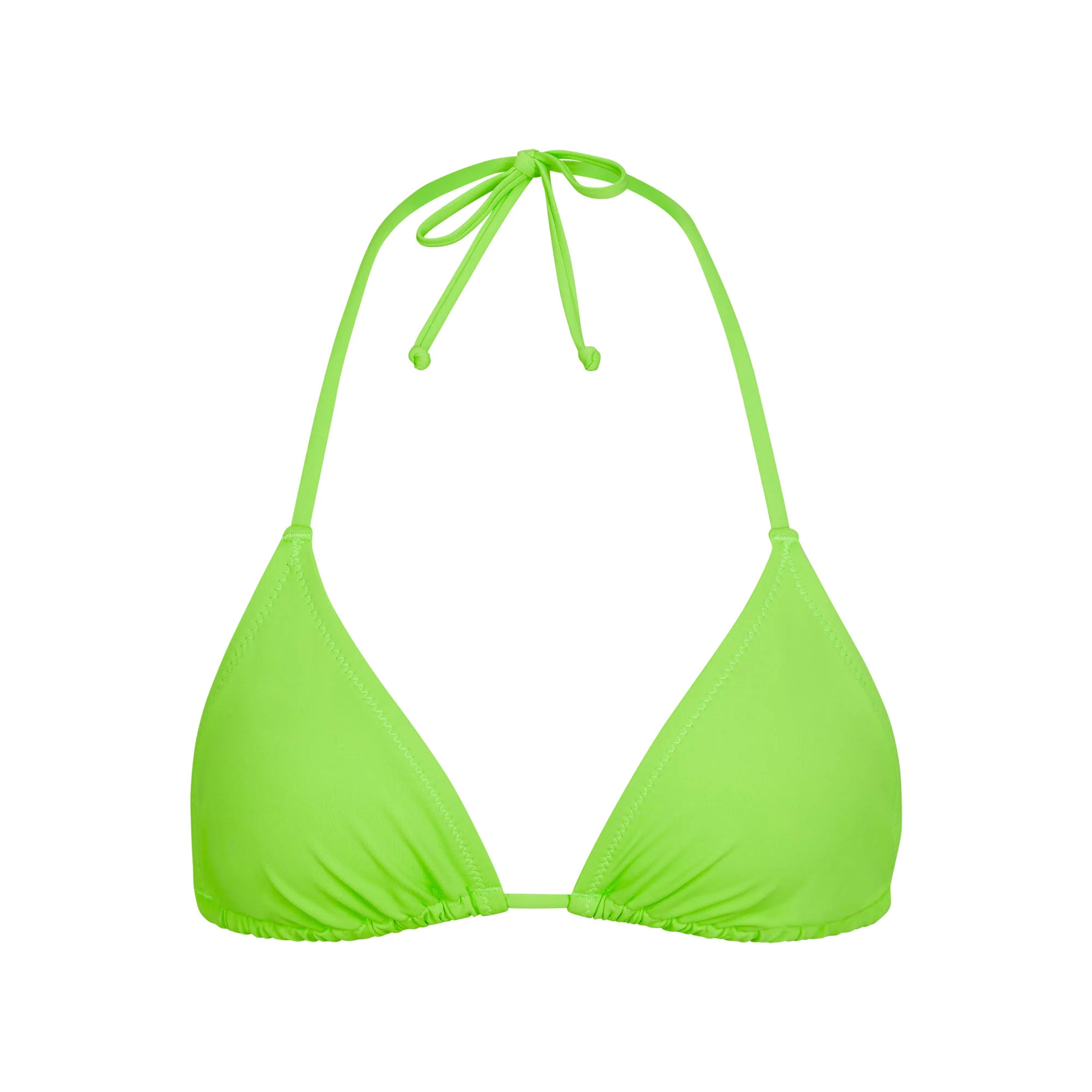 Swim Triangle Top - Neon Green | SKIMS