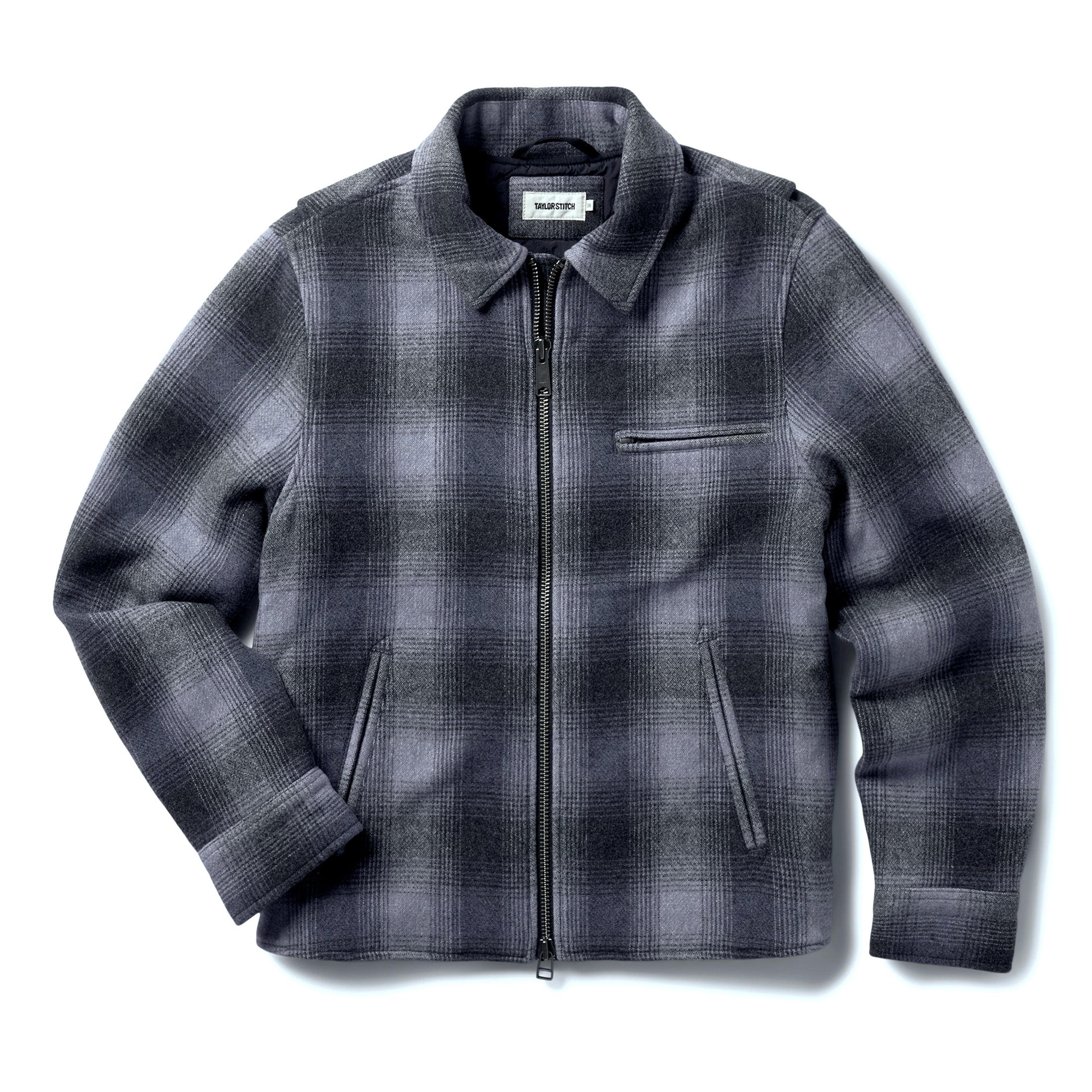 The Wyatt Jacket in Ash Plaid Wool | Taylor Stitch - Classic Men’s Clothing