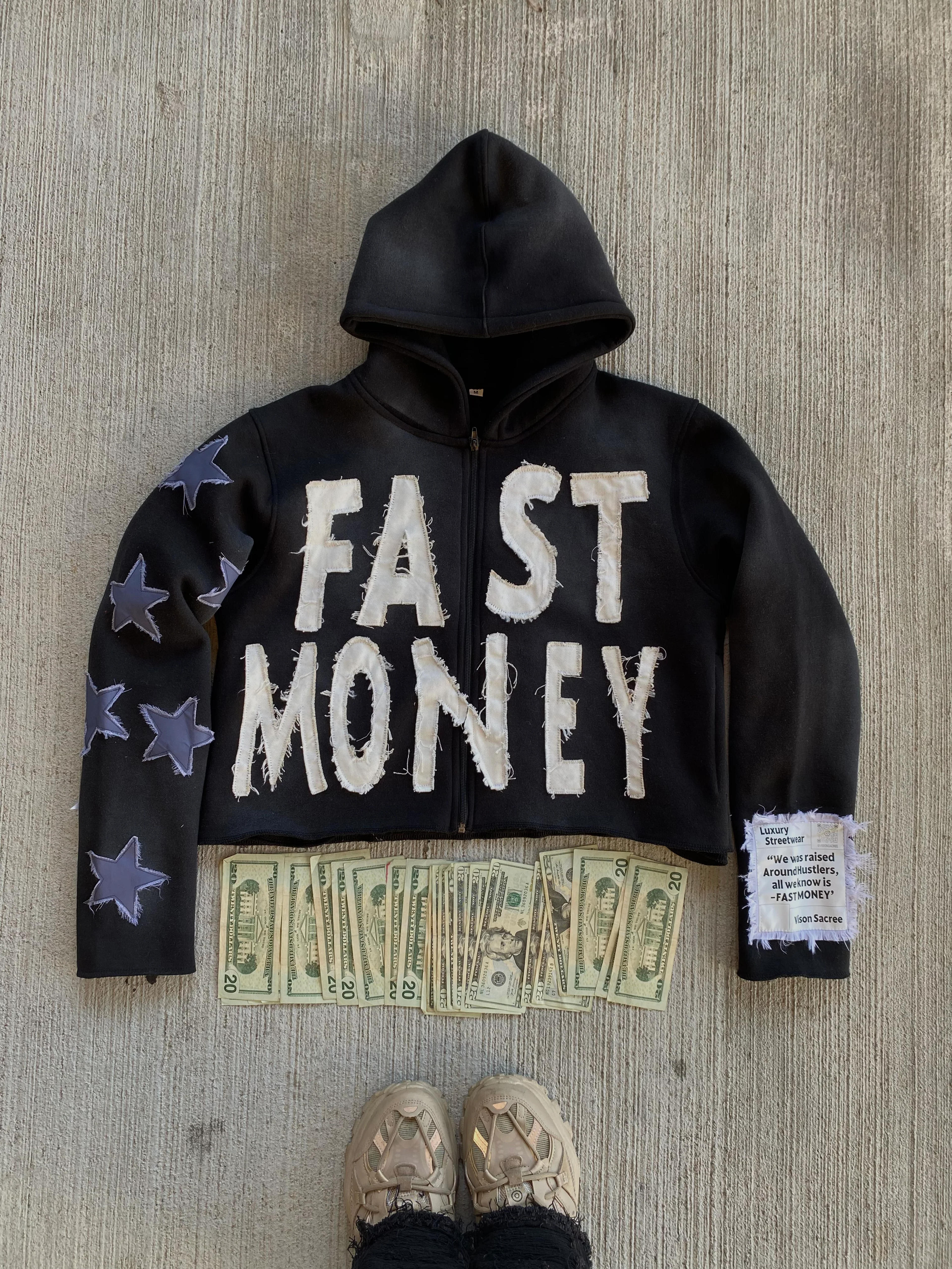 Fast Money Noir - S / Cropped