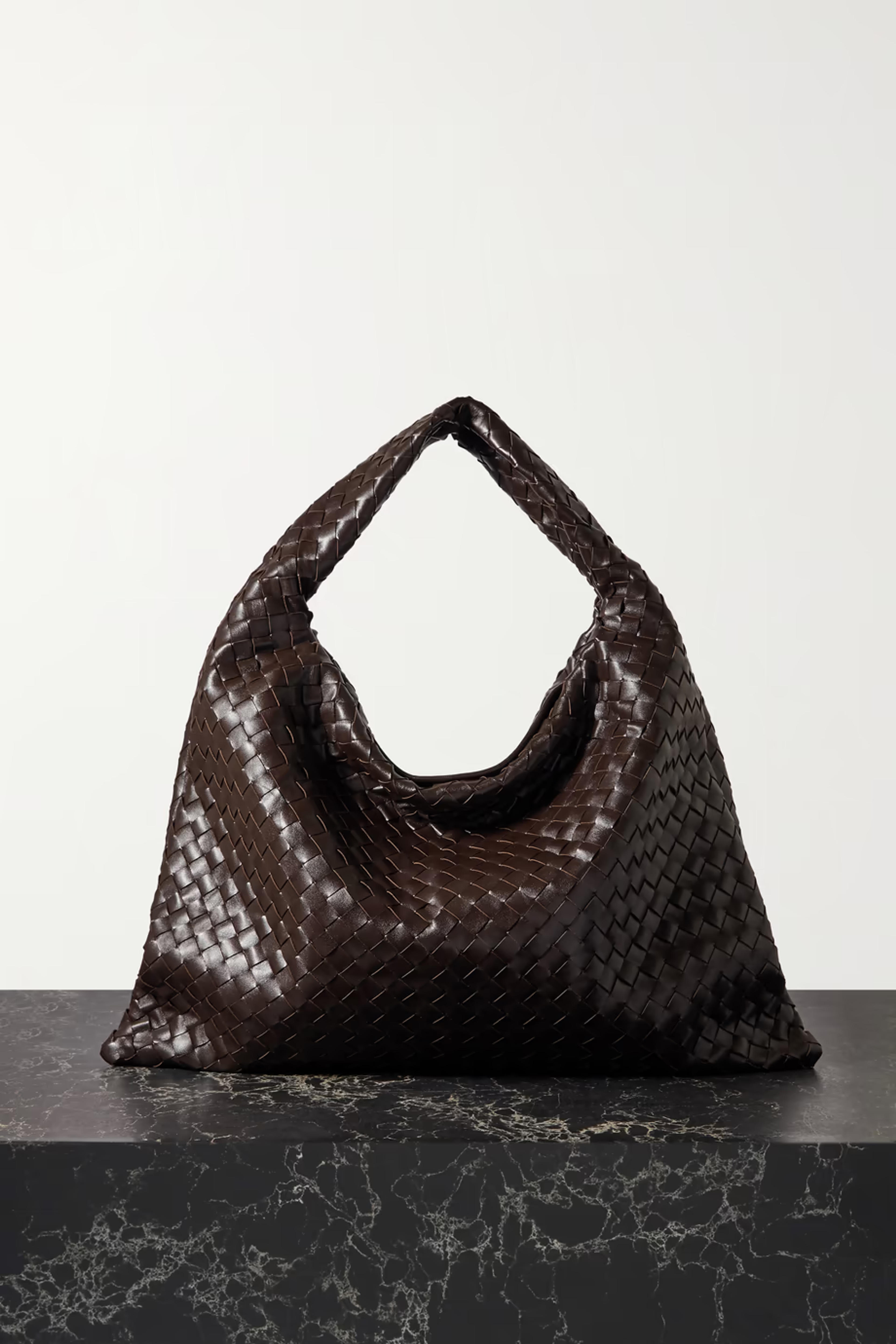 BOTTEGA VENETA Hop large intrecciato leather tote | NET-A-PORTER