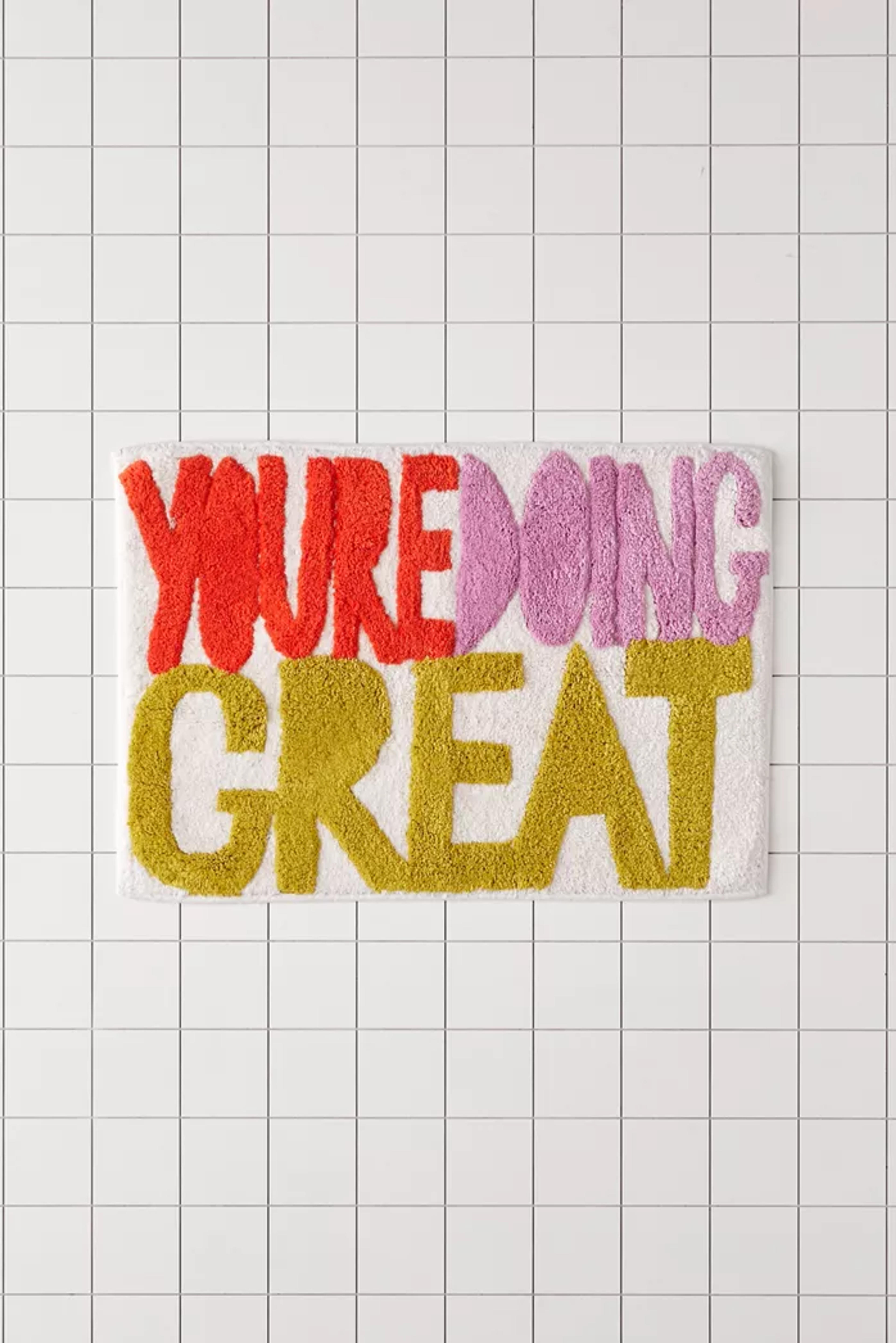 You’re Doing Great Bath Mat | Urban Outfitters