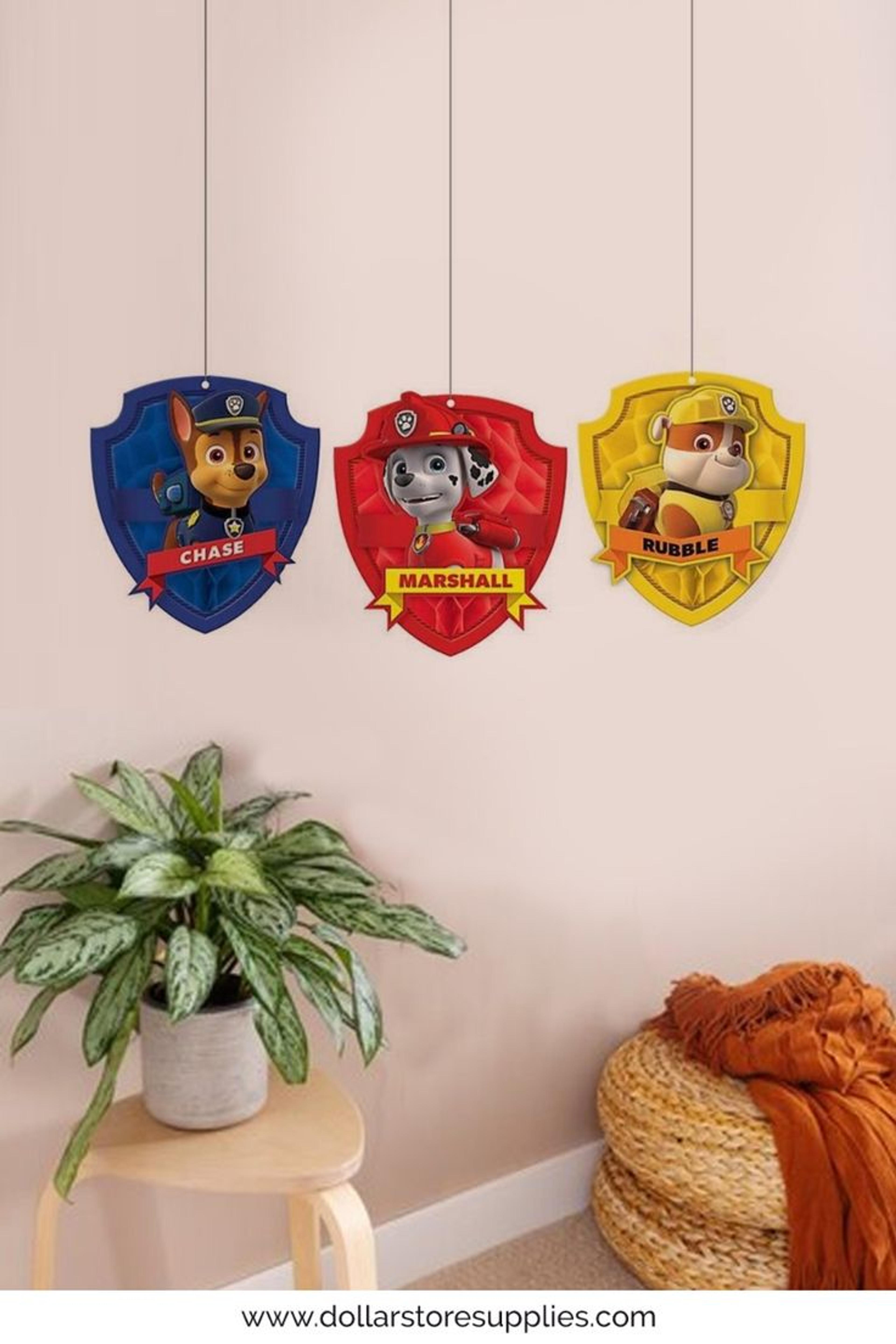 Paw Patrol Hanging Decoration Swirls - Perfect for Kids' Celebrations in 2024 | Wholesale party supplies, Party supplies, Bachelorette items