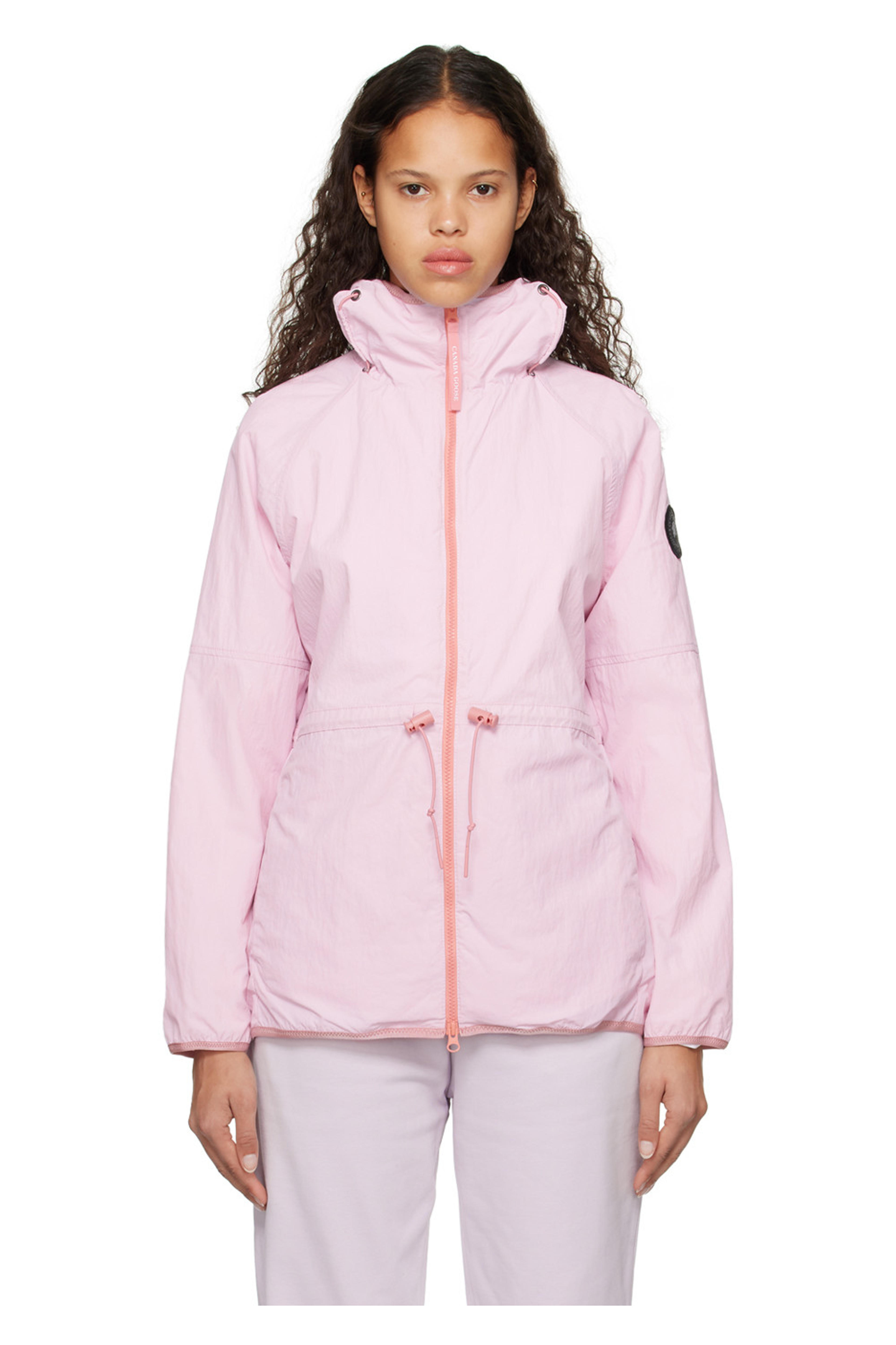 Canada Goose: Pink Lundell Wind Jacket | SSENSE