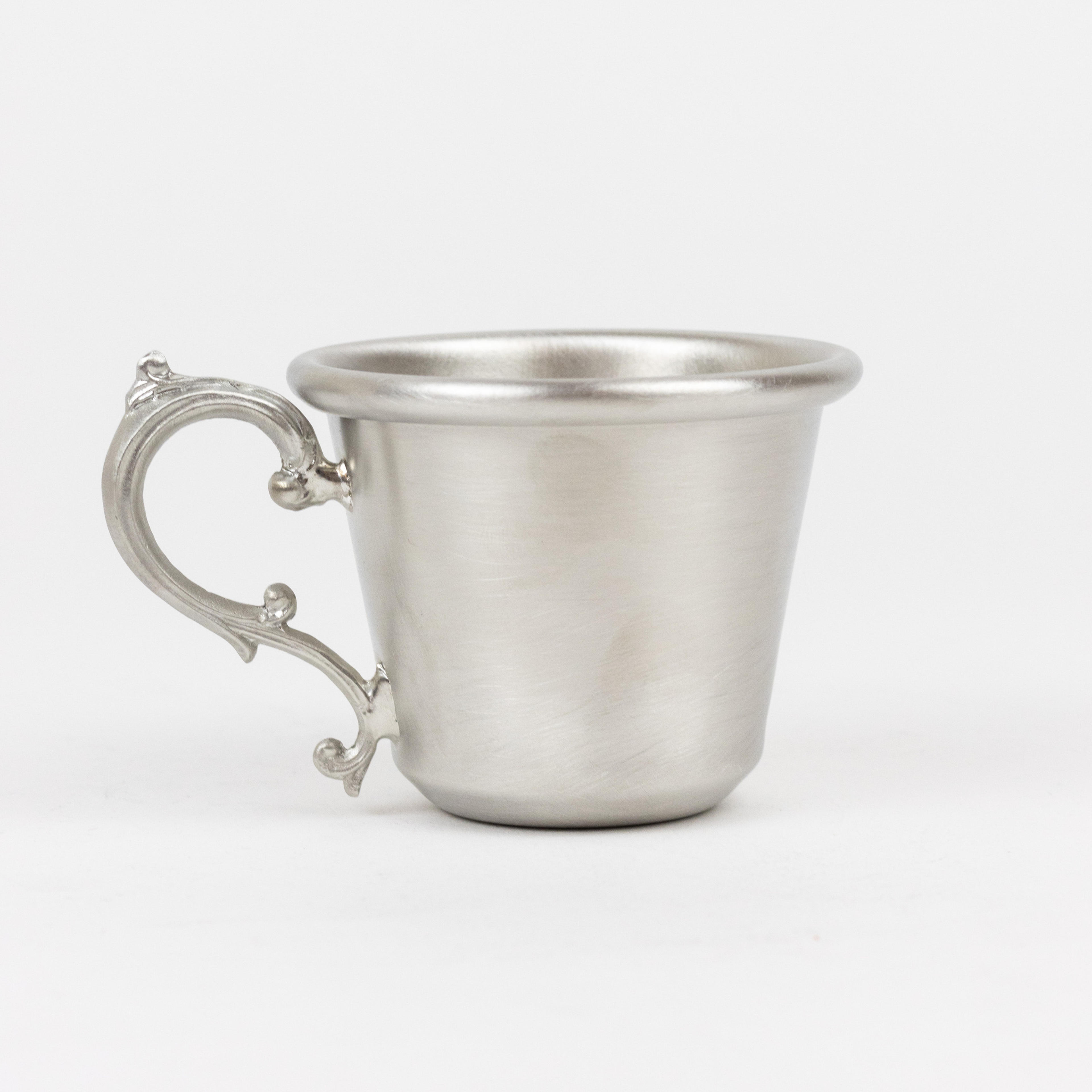 Victorian Pewter Ration Cup - Salter House