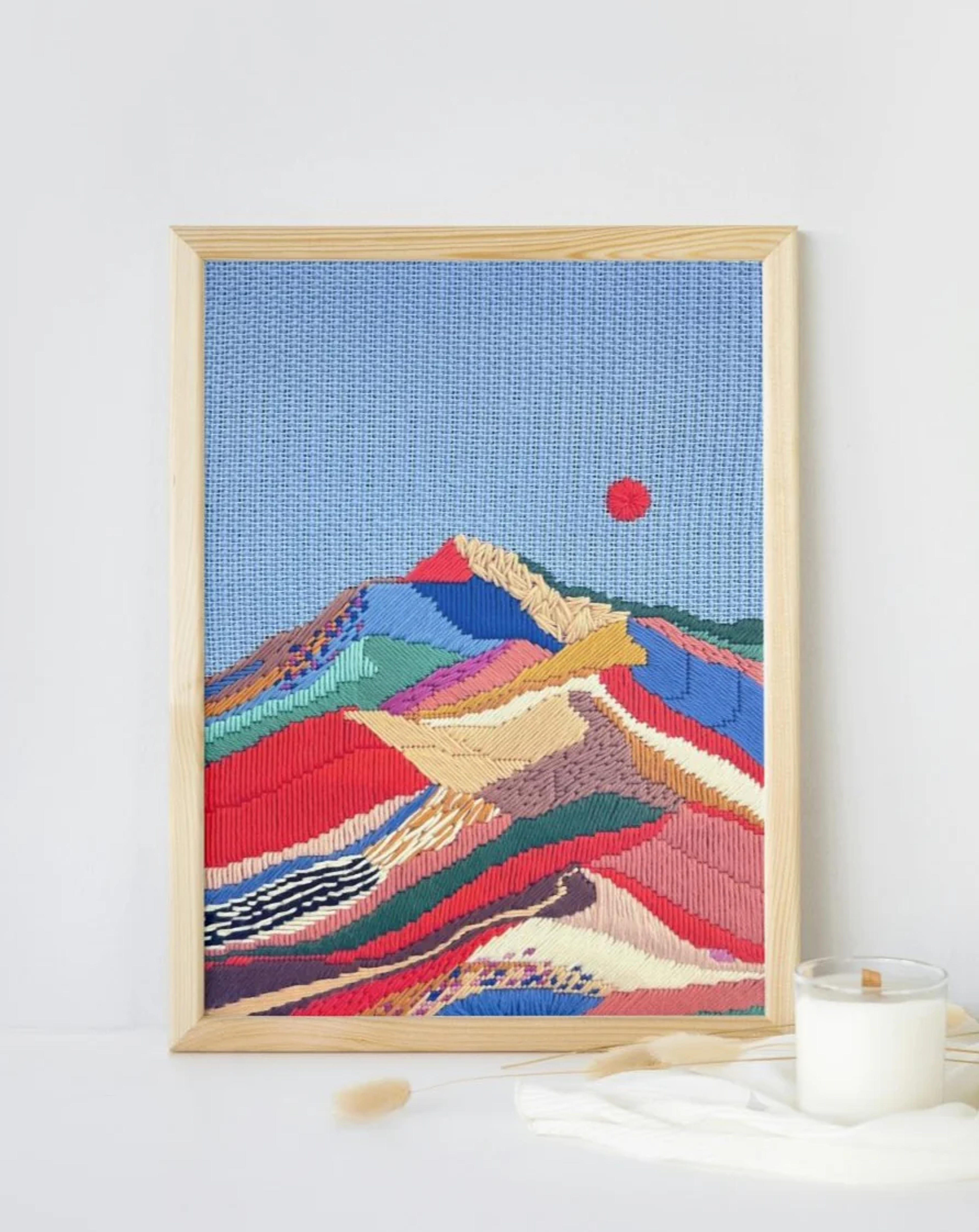 Blue Sand Needlepoint Kit