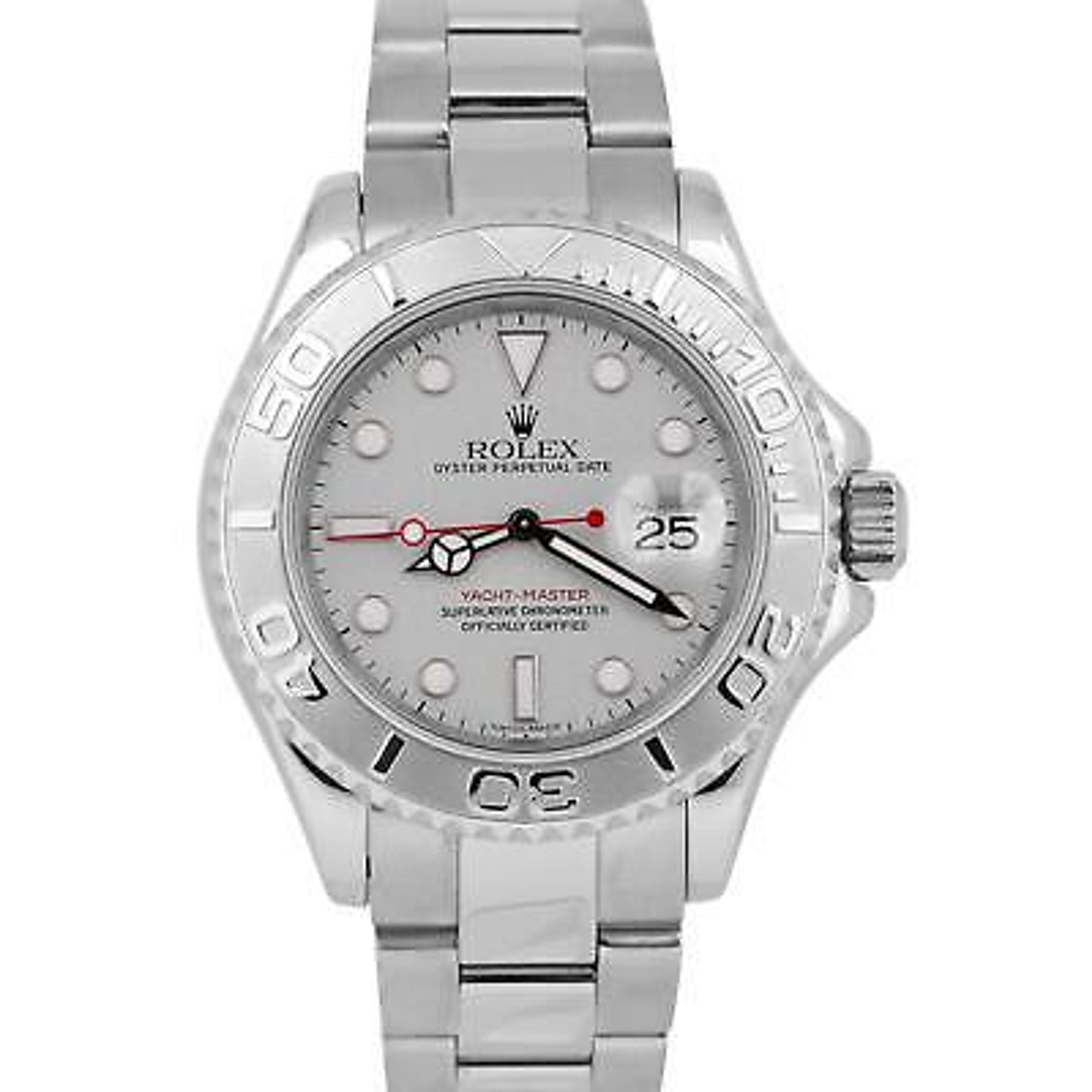 MINT Rolex Yacht-Master PLATINUM Stainless Steel Oyster Automatic 40mm 16622