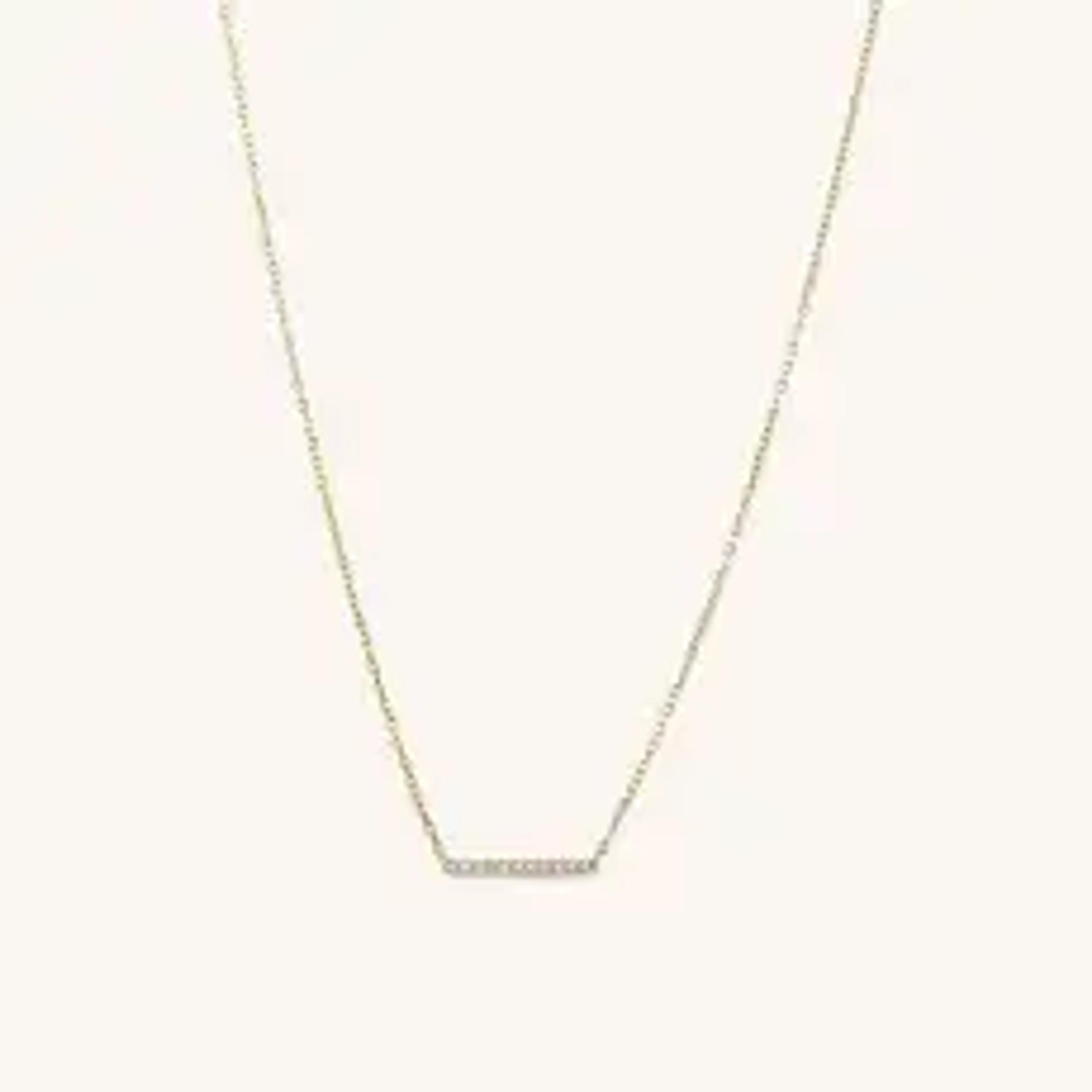 Diamonds Line Necklace | Mejuri