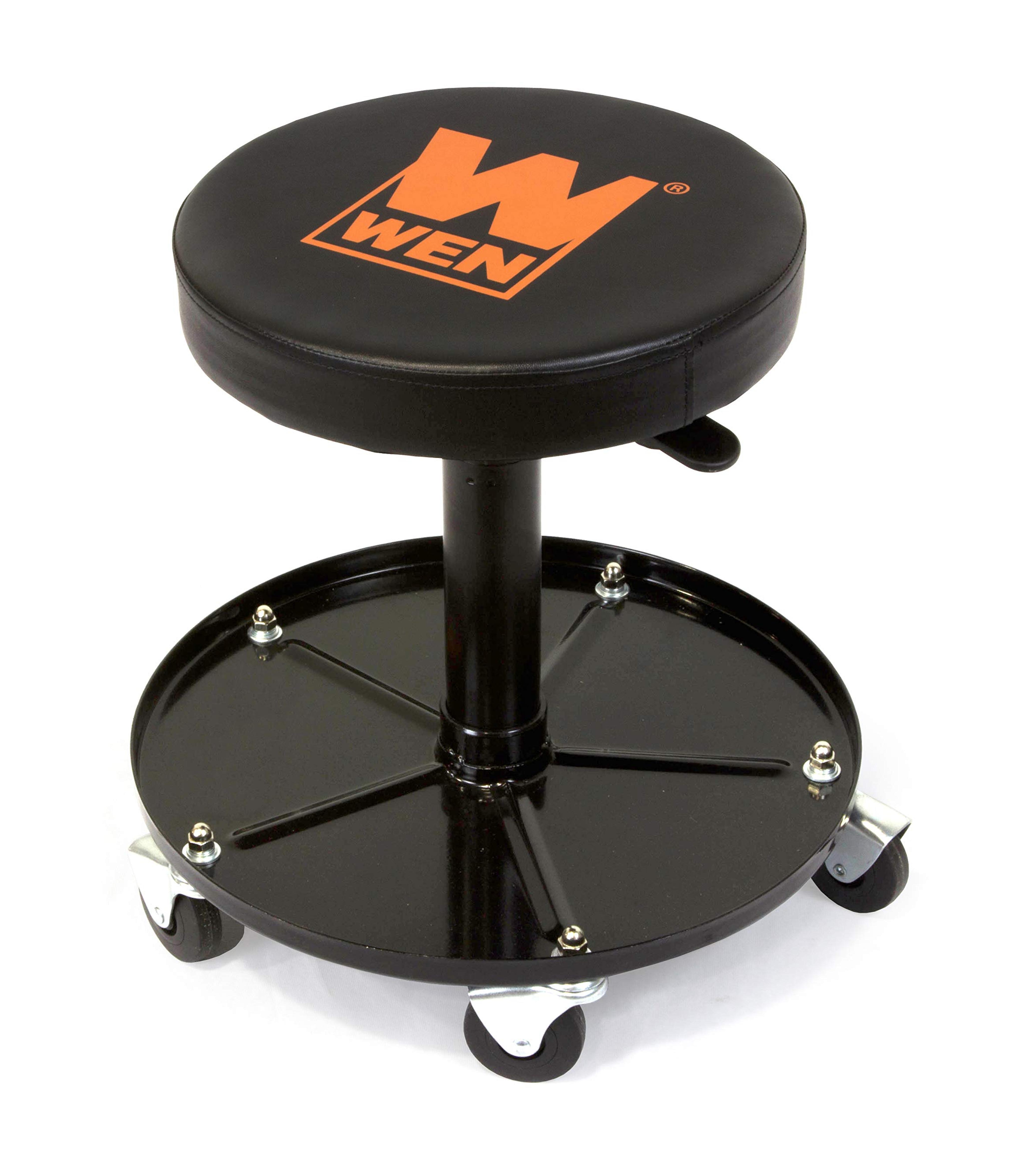 WEN 73012T 300-Pound Capacity Pneumatic Rolling Mechanic Stool