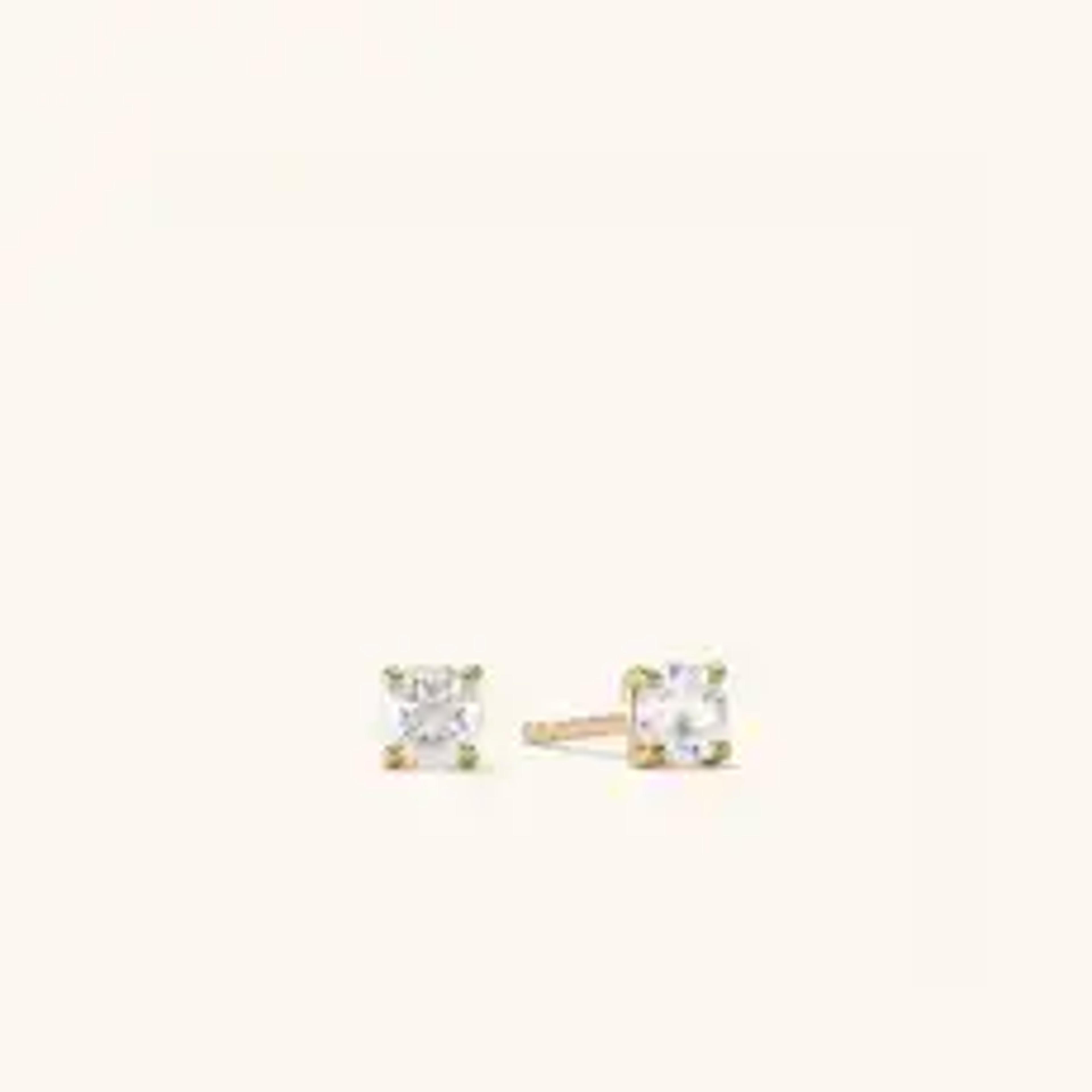 Round Topaz Studs | Mejuri