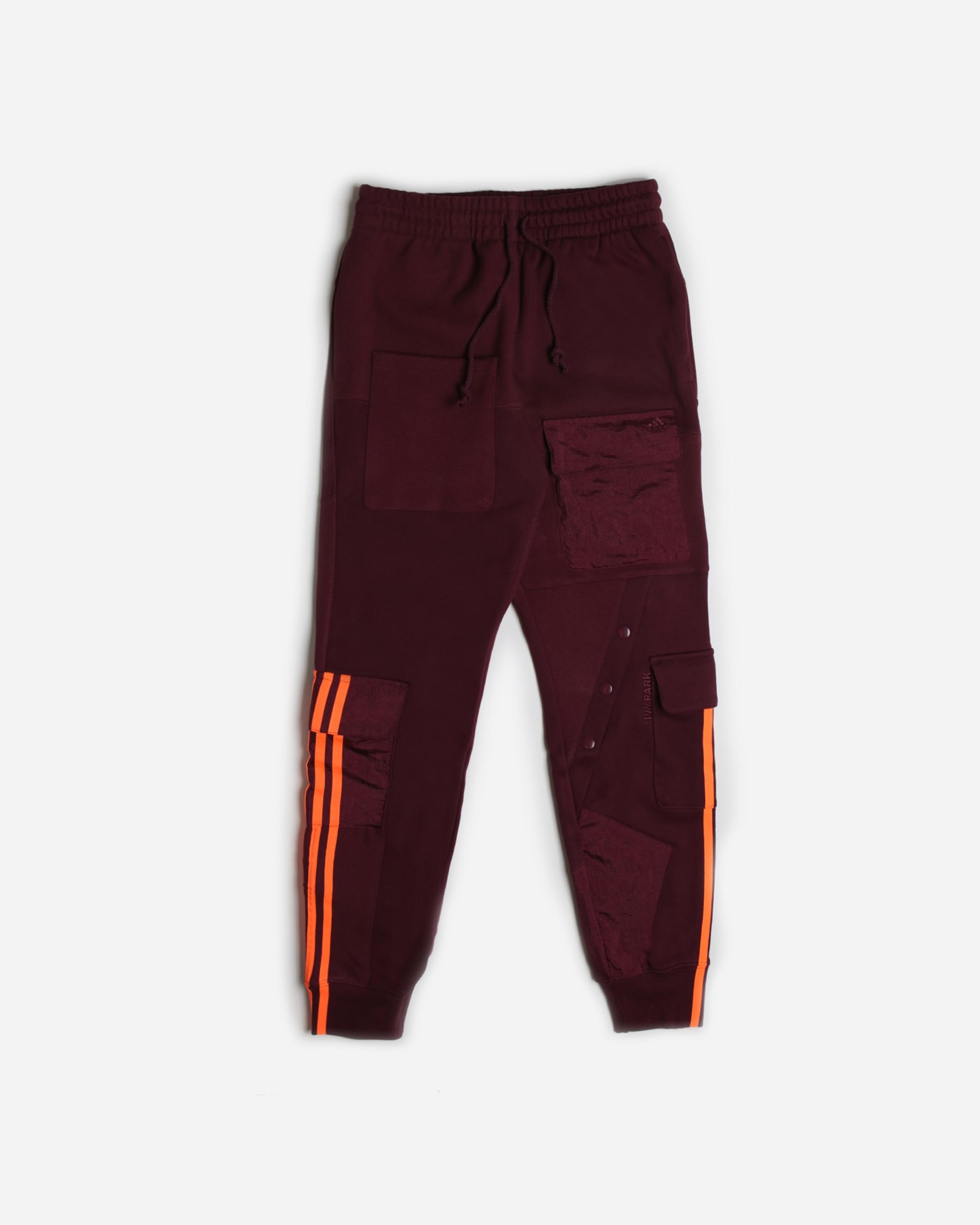 adidas Originals Adidas x Ivy Park Cargo Sweatpant Maroon/Orange | GK4905