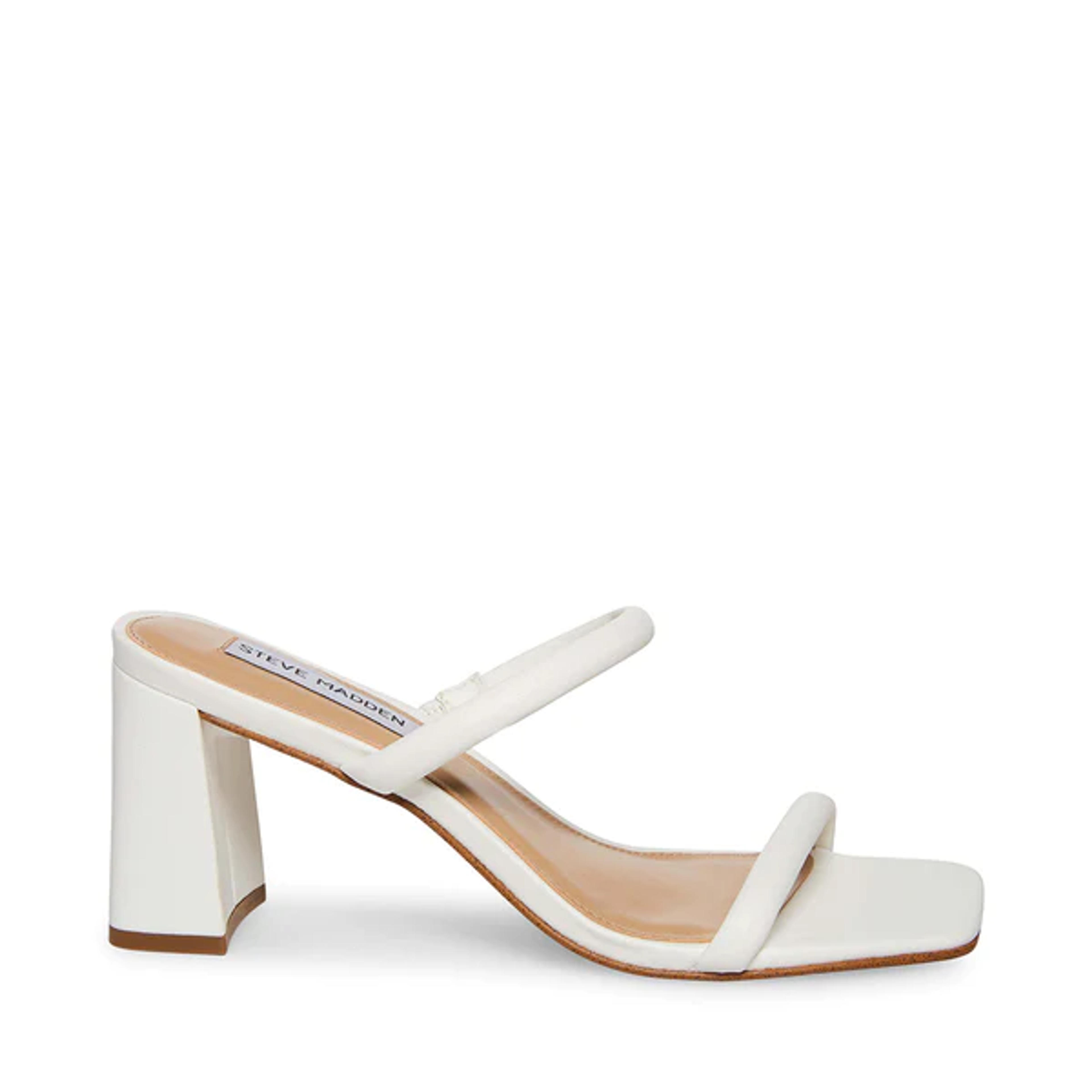 LILAH White Sandals | Women's White Designer Sandals – Steve Madden